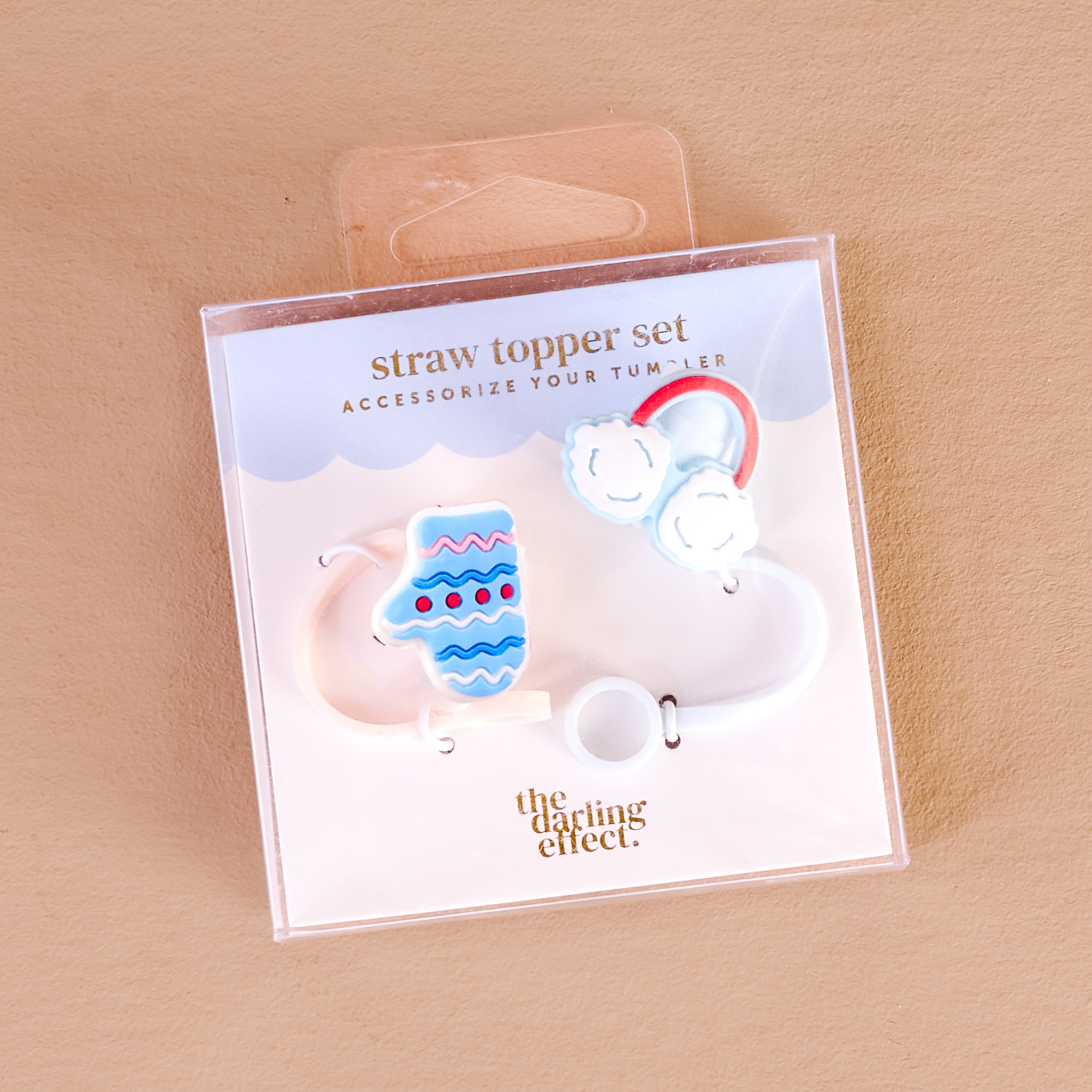 Picture of Straw Topper Set-Snow Much Fun