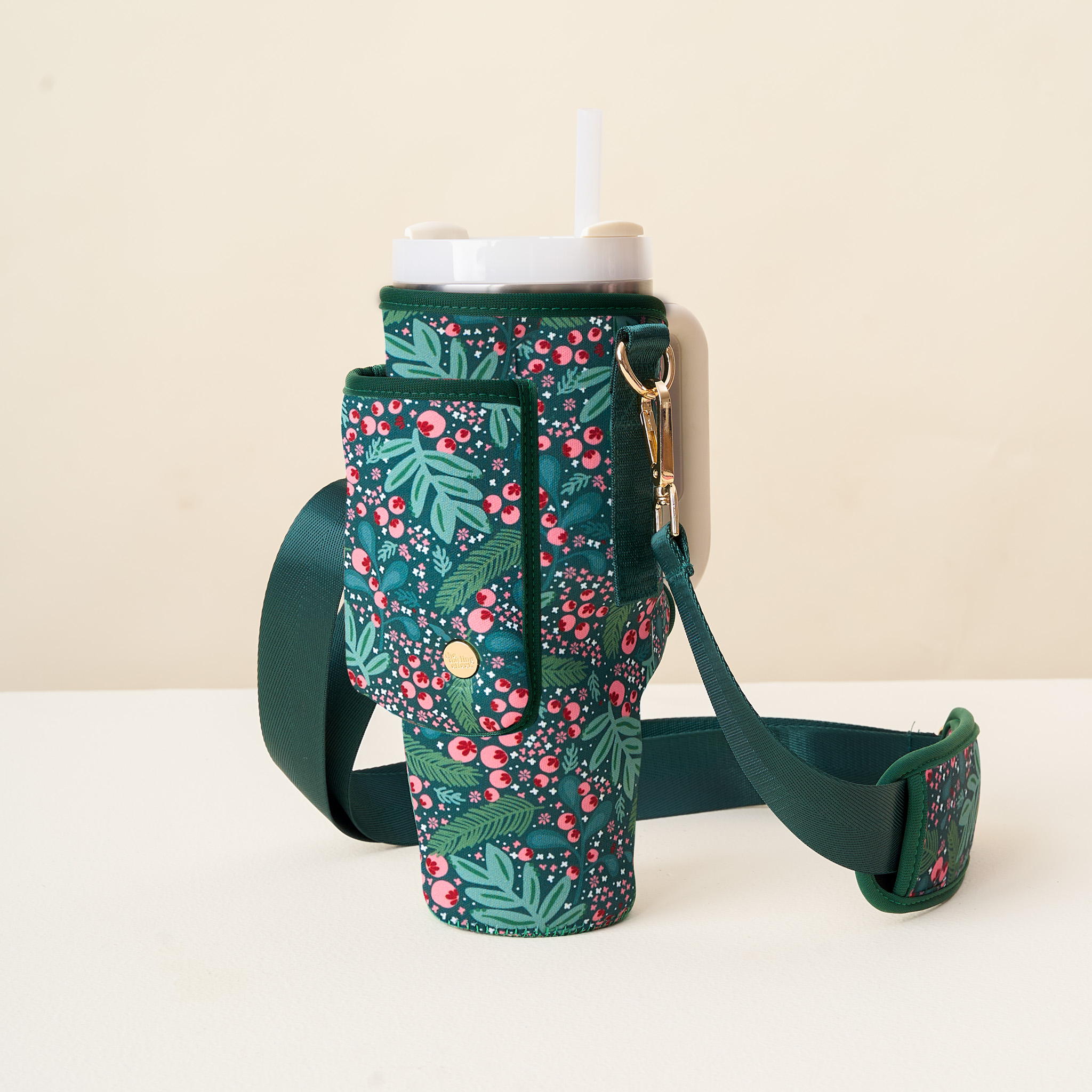 Picture of Tumbler Sling-Jolly Sprig Green