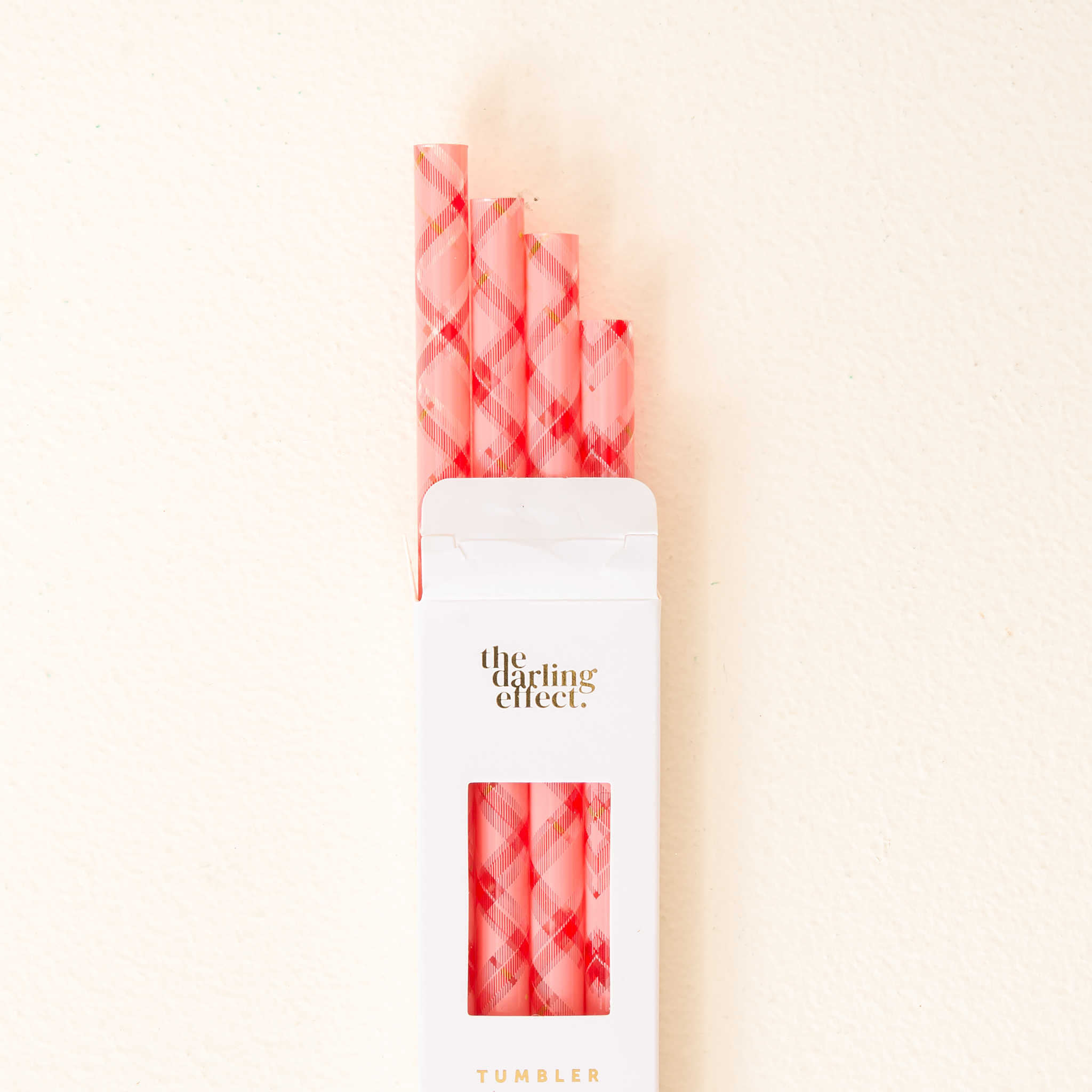 Picture of 40 oz Tumbler Straw Set-Festive Plaid