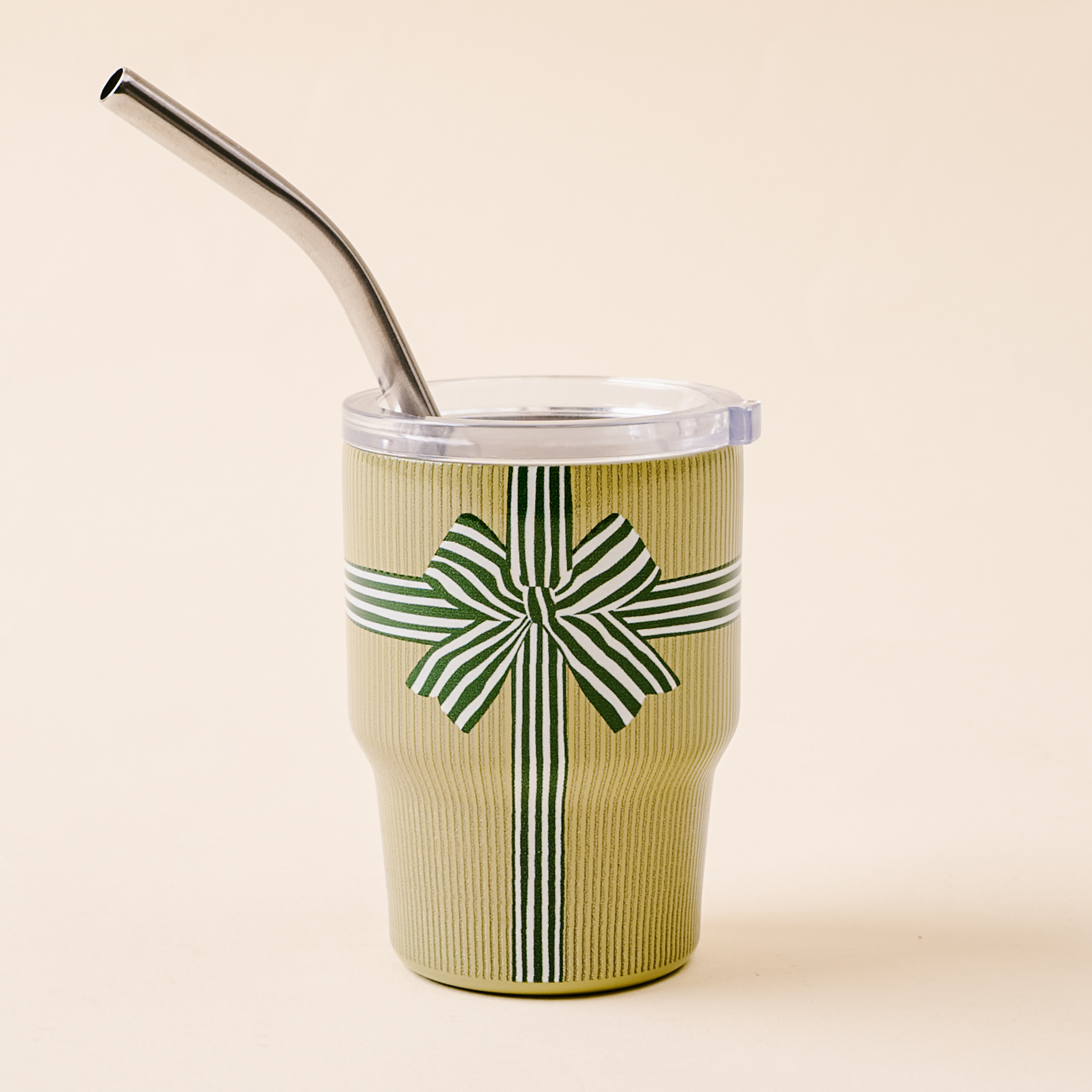Picture of 2 oz Tiny Tumbler-Holiday Gift Bow Green