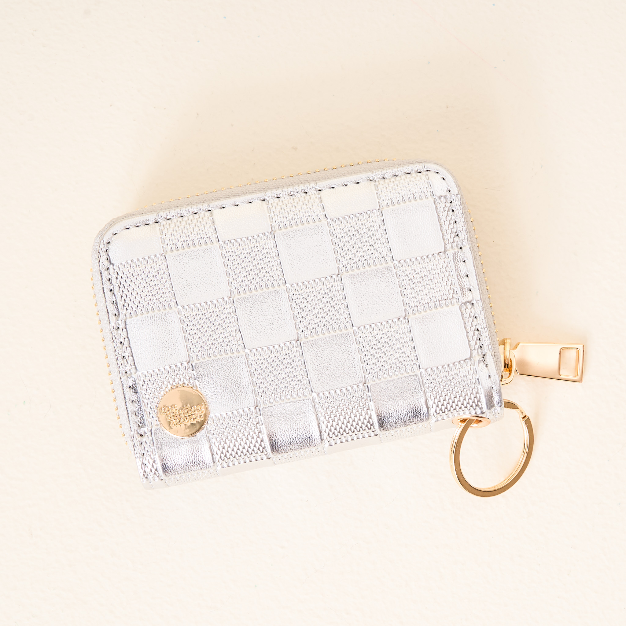 Picture of Zip Around Wallet-Metallic Silver
