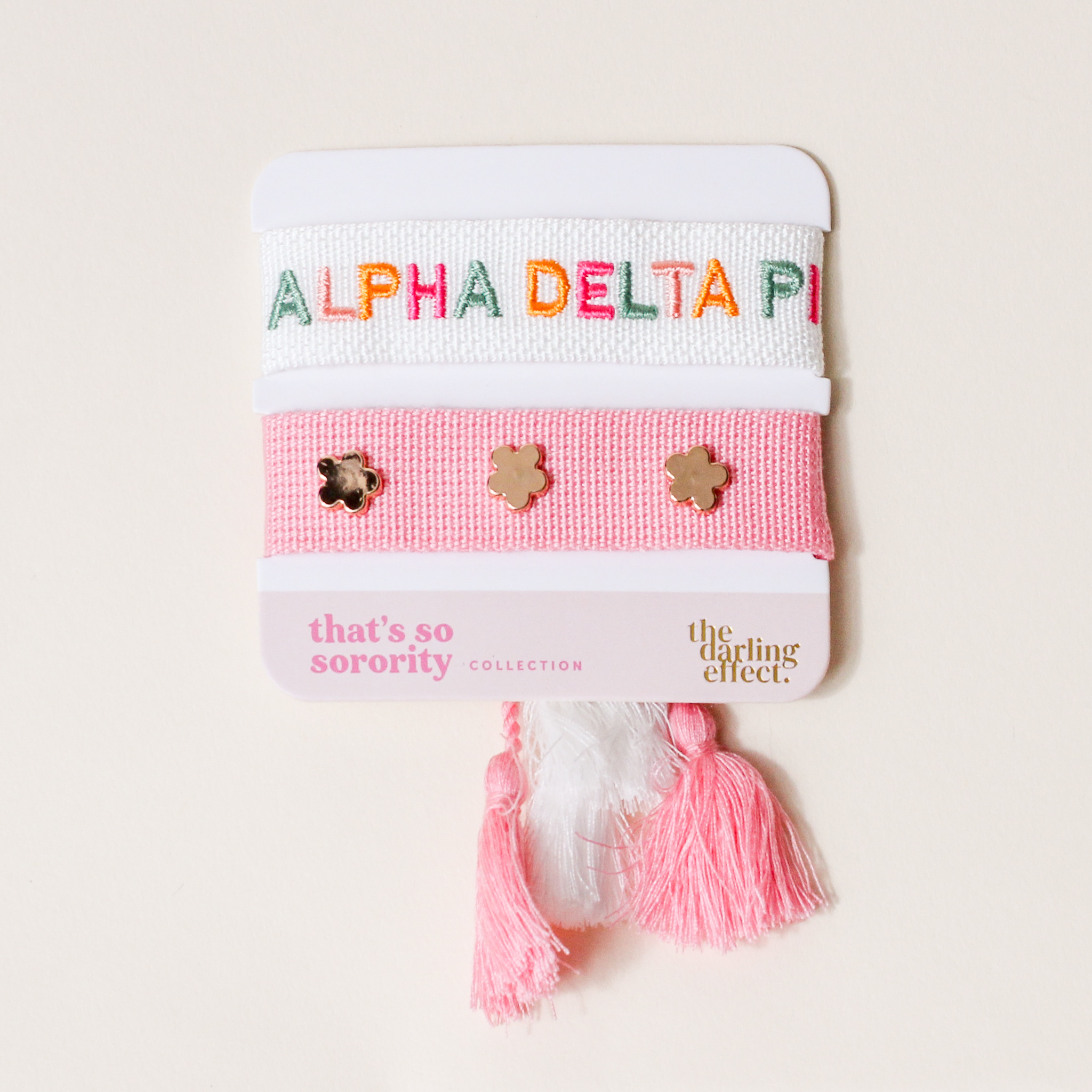 Picture of Woven Bracelet Set-Alpha Delta Pi