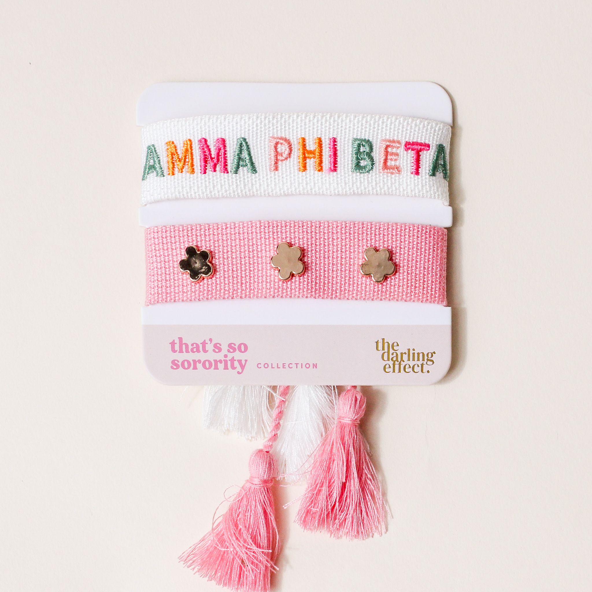 Picture of Woven Bracelet Set-Gamma Phi Beta
