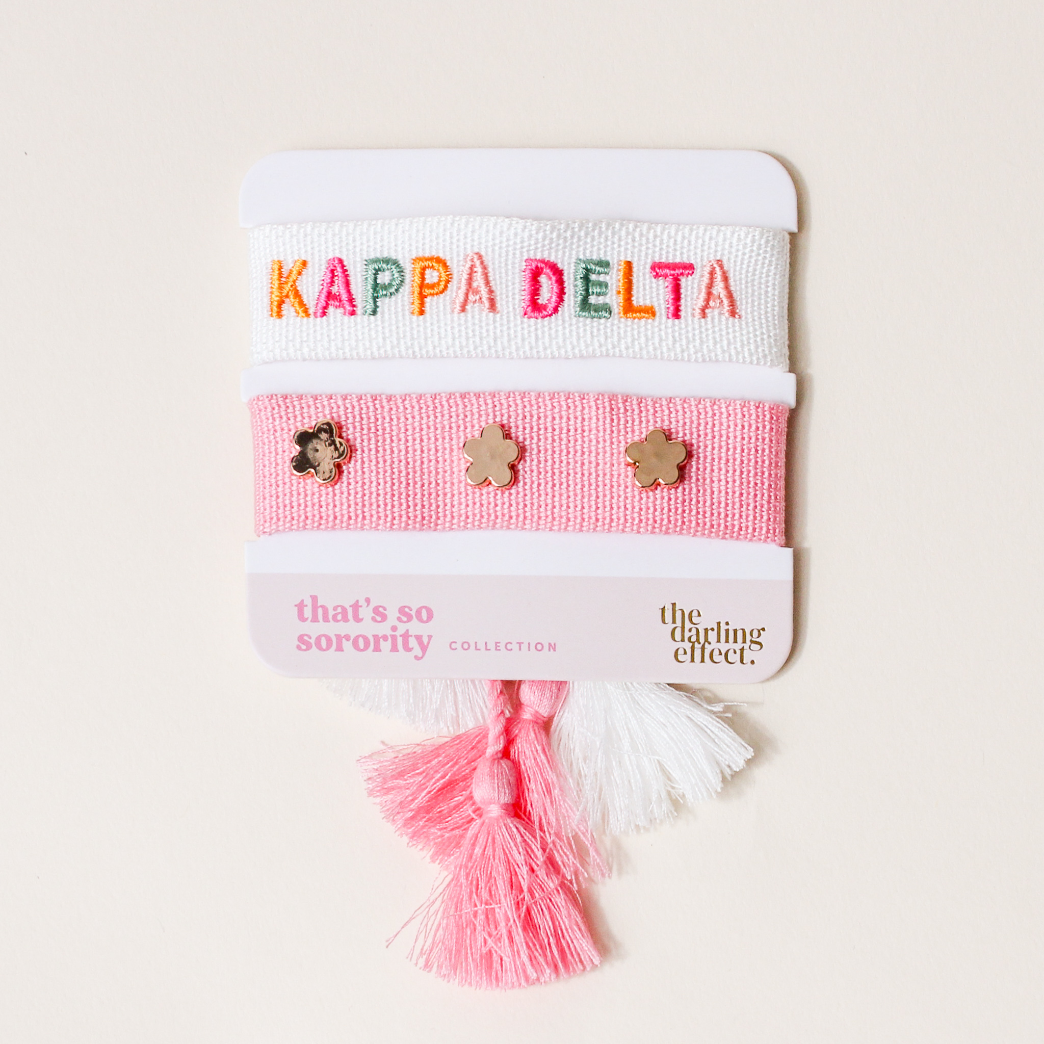 Picture of Woven Bracelet Set-Kappa Delta