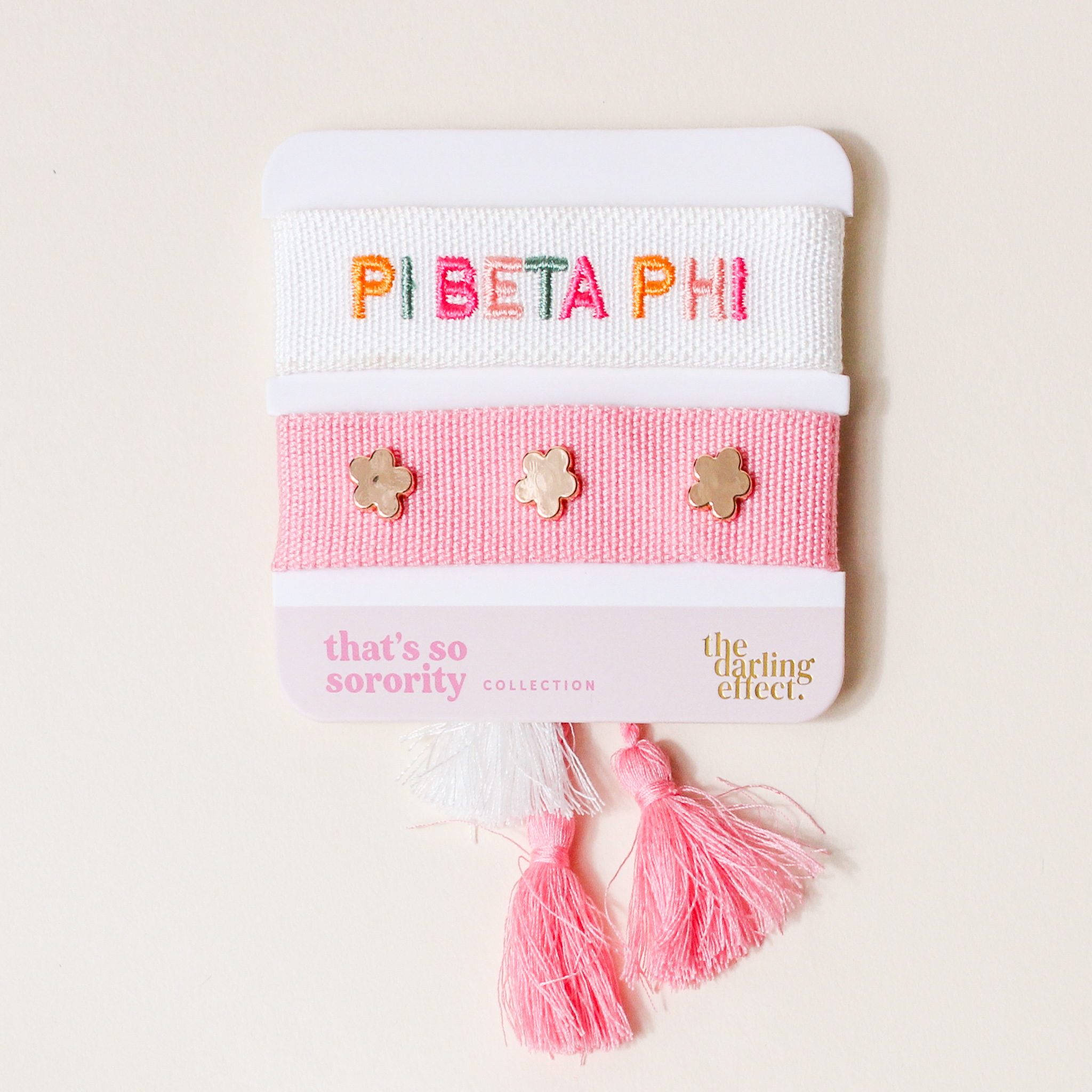 Picture of Woven Bracelet Set-Pi Beta Phi