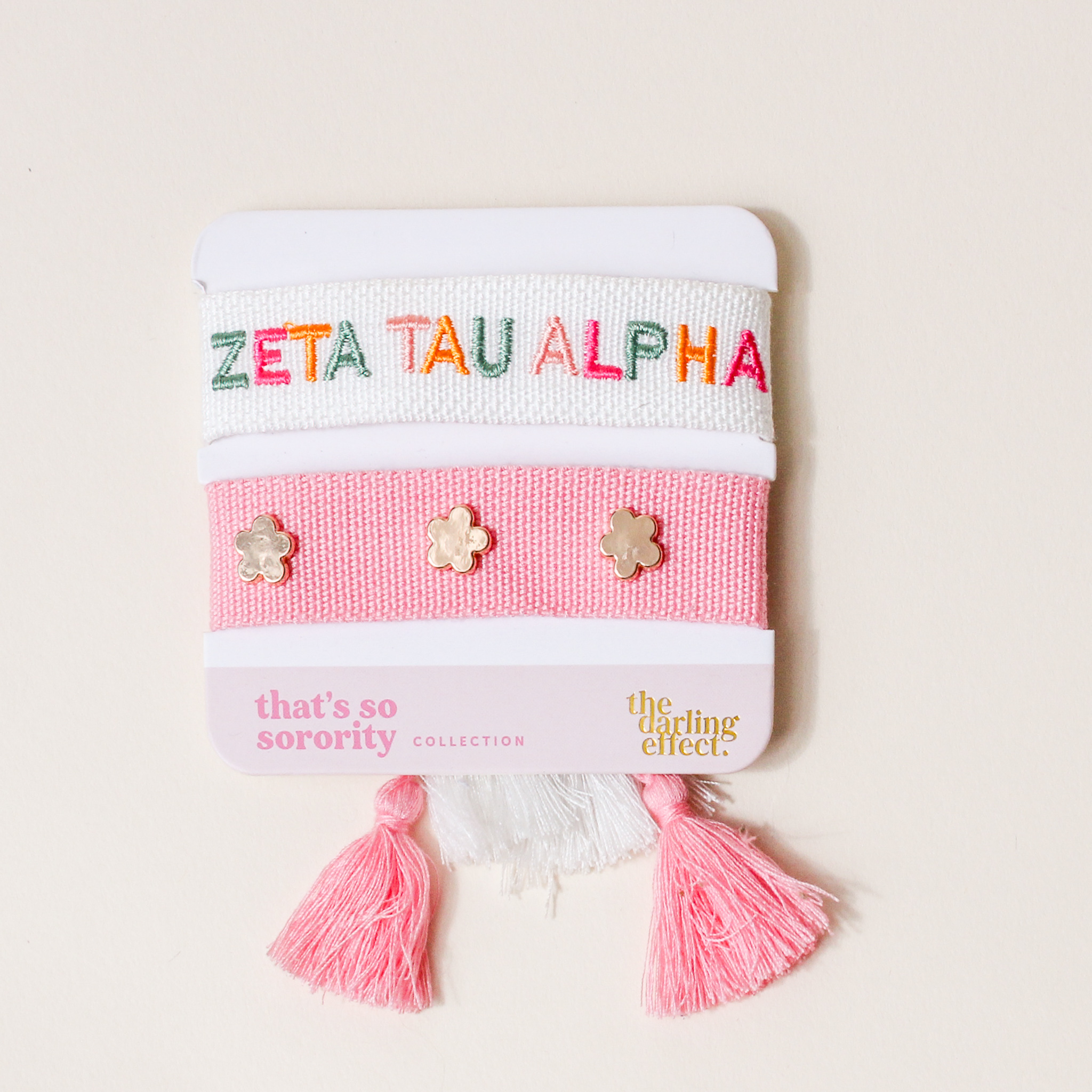 Picture of Woven Bracelet Set-Zeta Tau Alpha