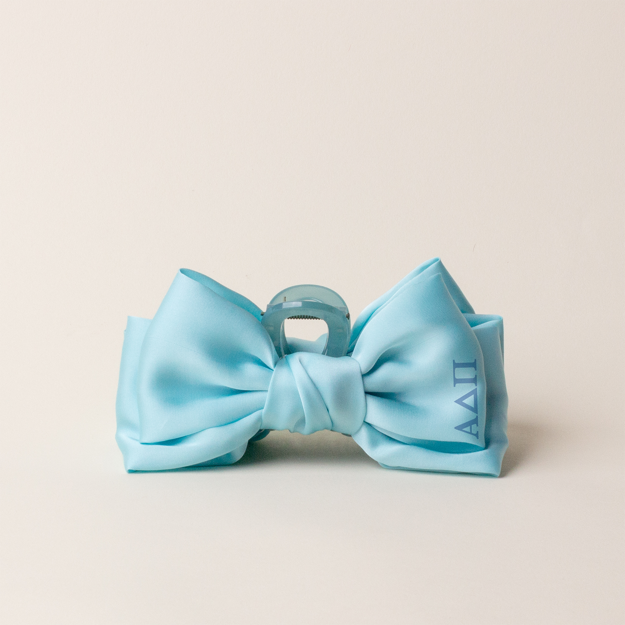 Picture of Sorority Satin Bow Claw Clip-Alpha Delta Pi