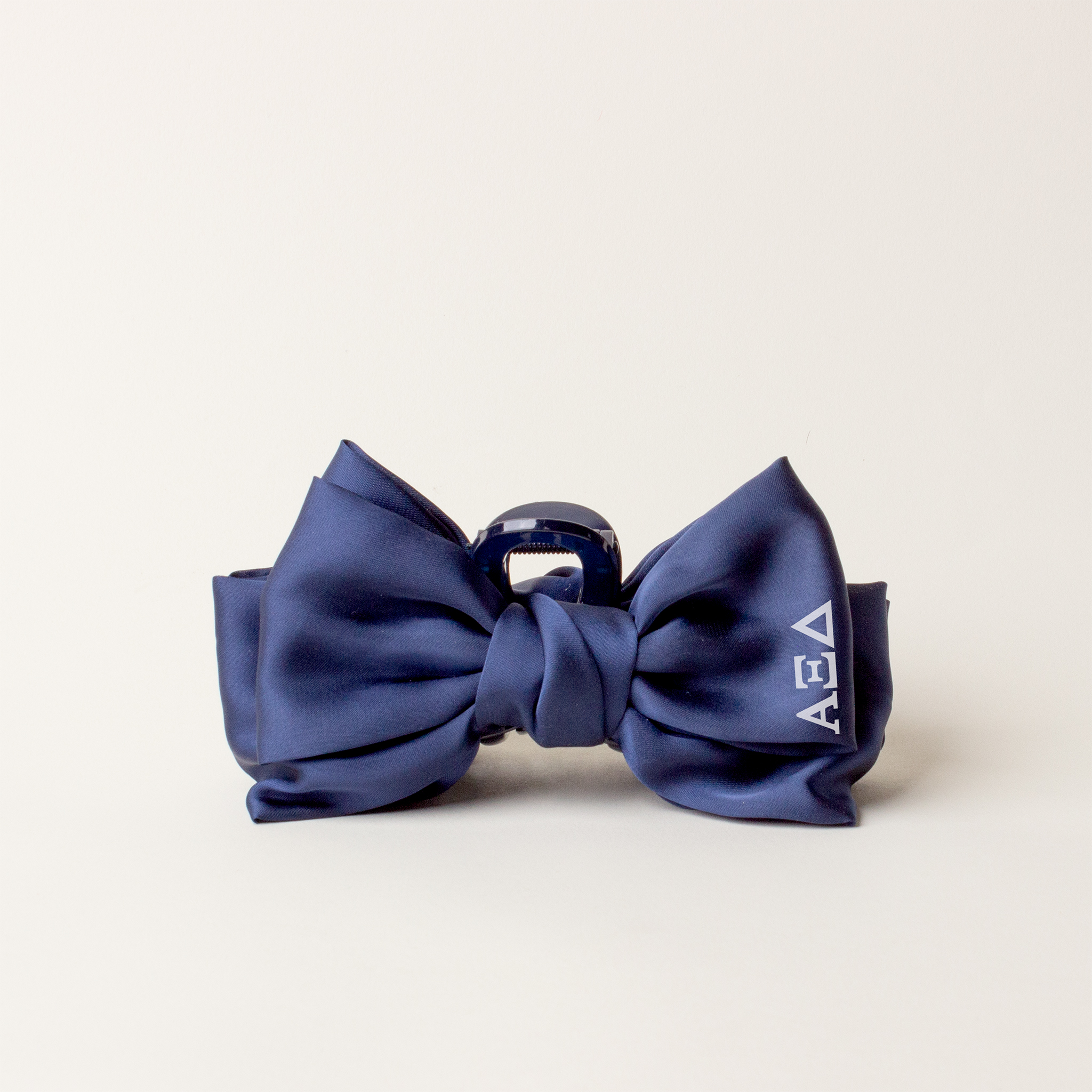 Picture of Sorority Satin Bow Claw Clip-Alpha Xi Delta