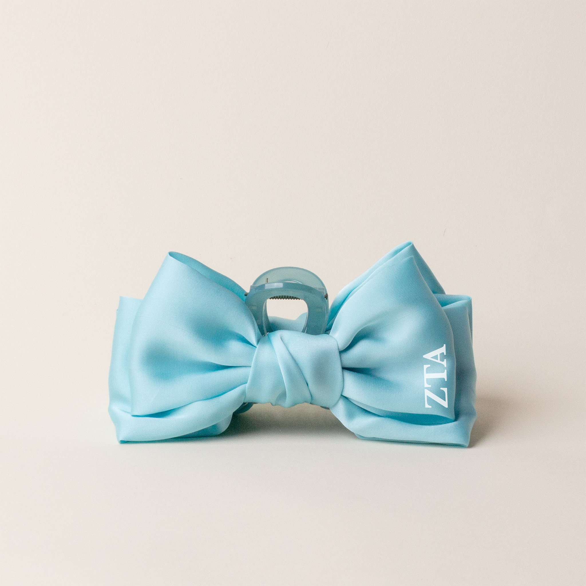 Picture of Sorority Satin Bow Claw Clip-Zeta Tau Alpha