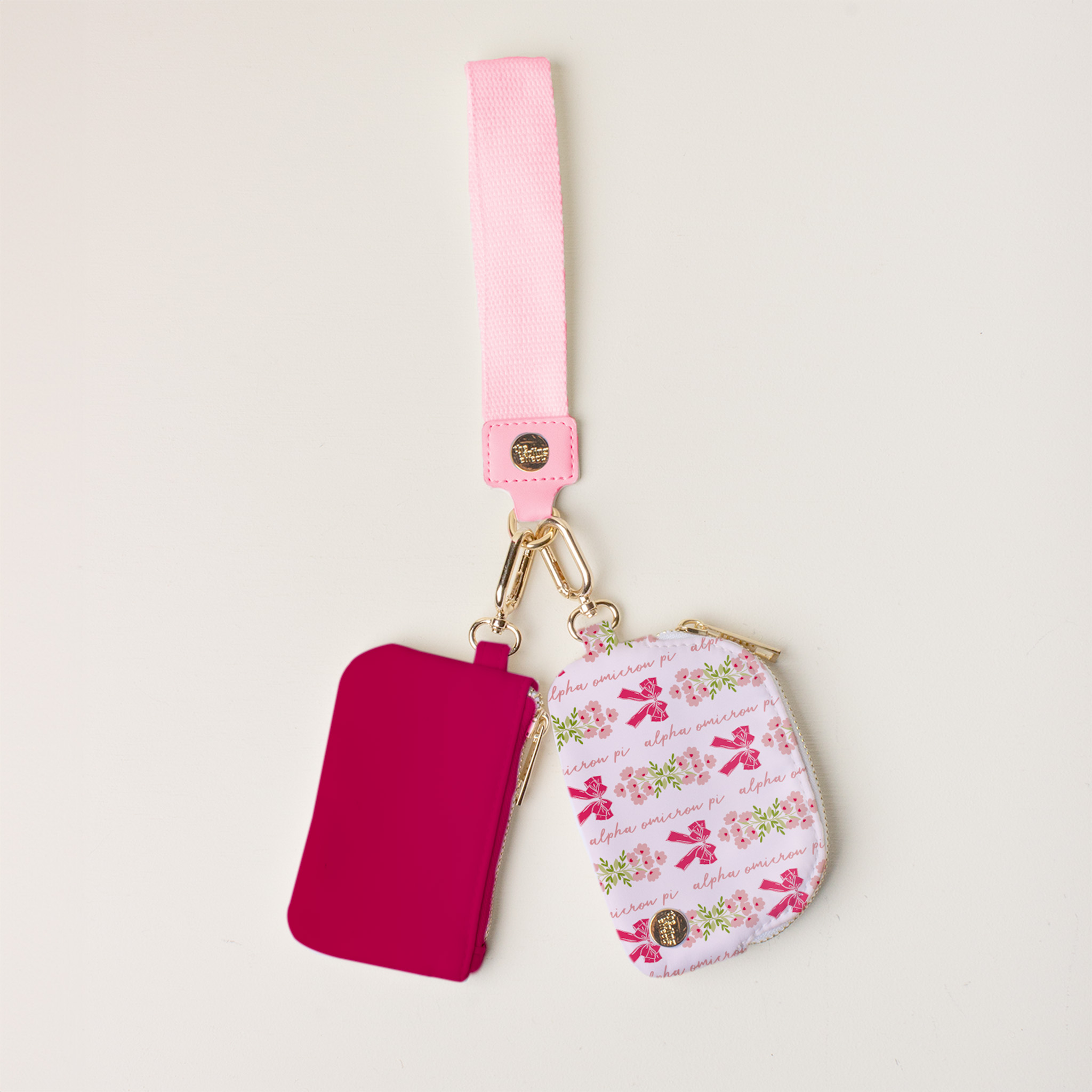 Picture of Sorority Dynamic Duo Pouch Wristlet-Alpha Omicron 