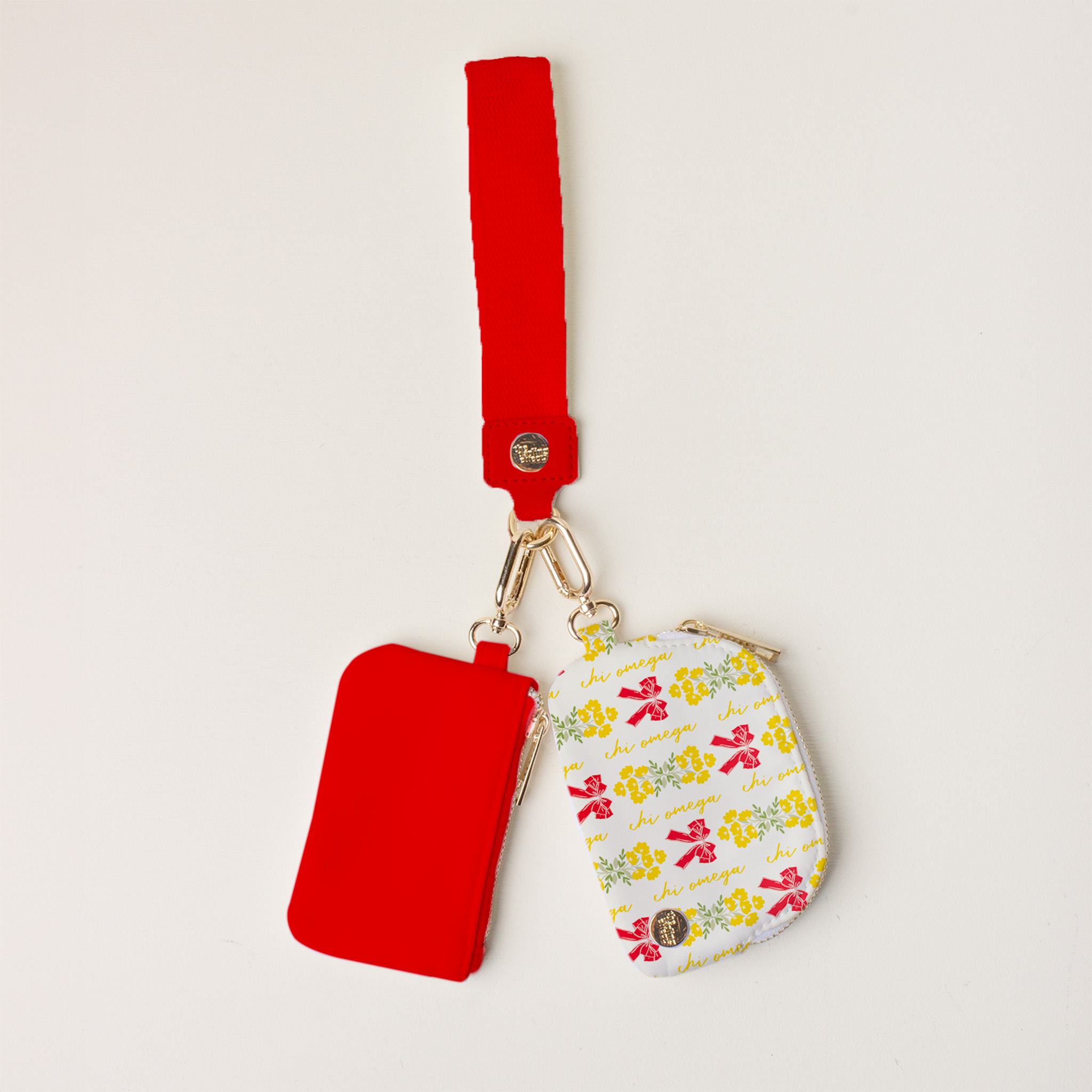 Picture of Sorority Dynamic Duo Pouch Wristlet-Chi Omega