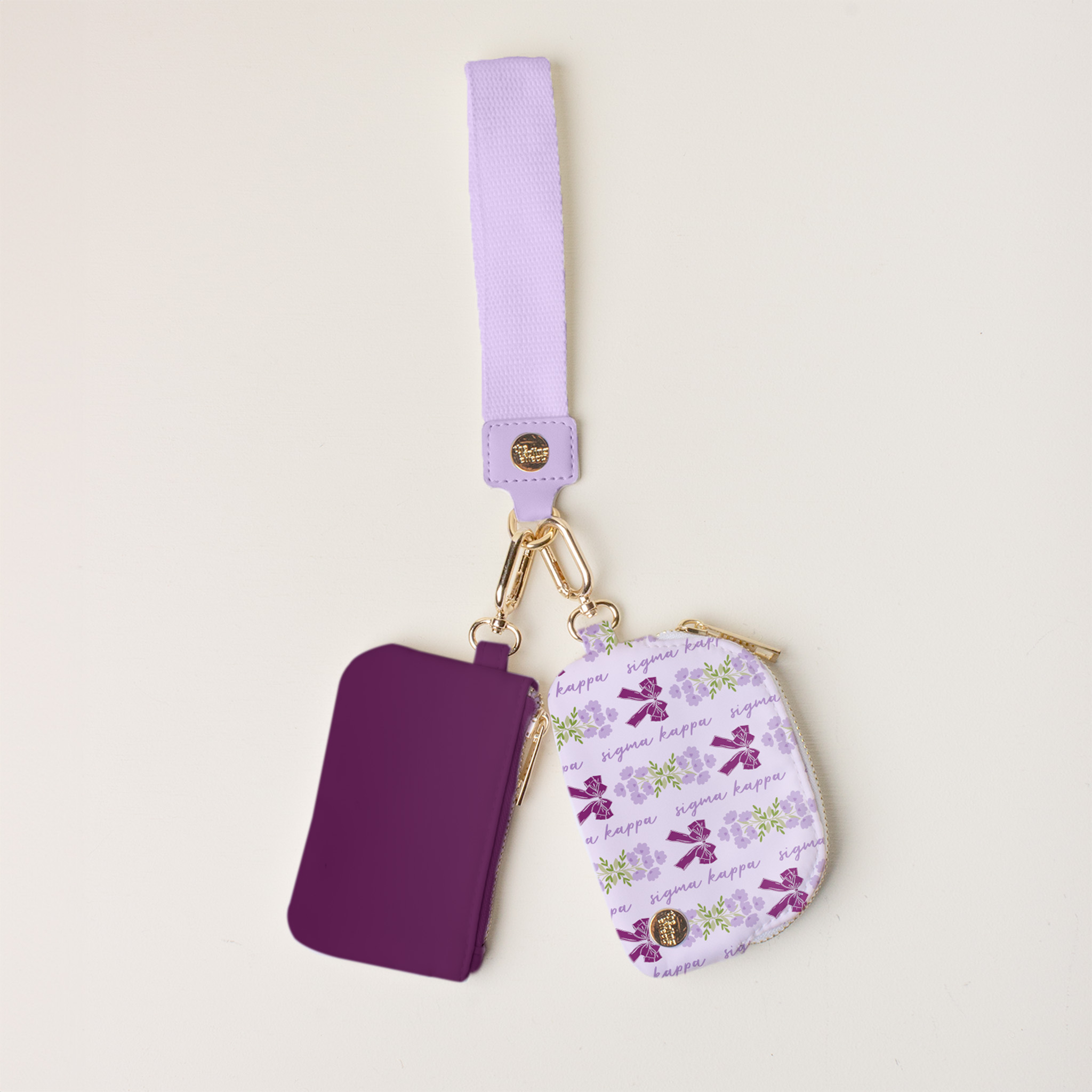 Picture of Sorority Dynamic Duo Pouch Wristlet-Sigma Kappa