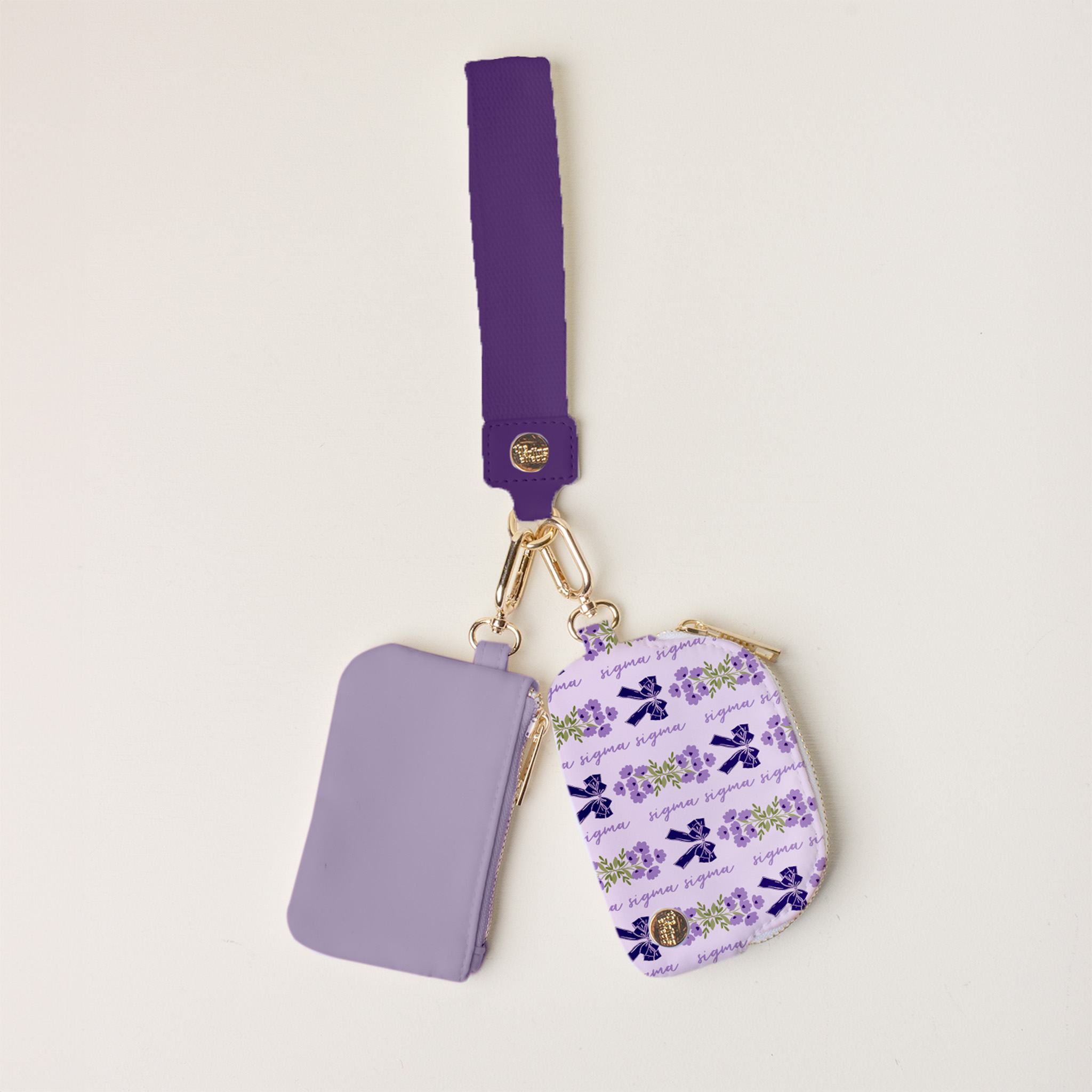 Picture of Sorority Dynamic Duo Pouch Wristlet-Sigma Sigma Si