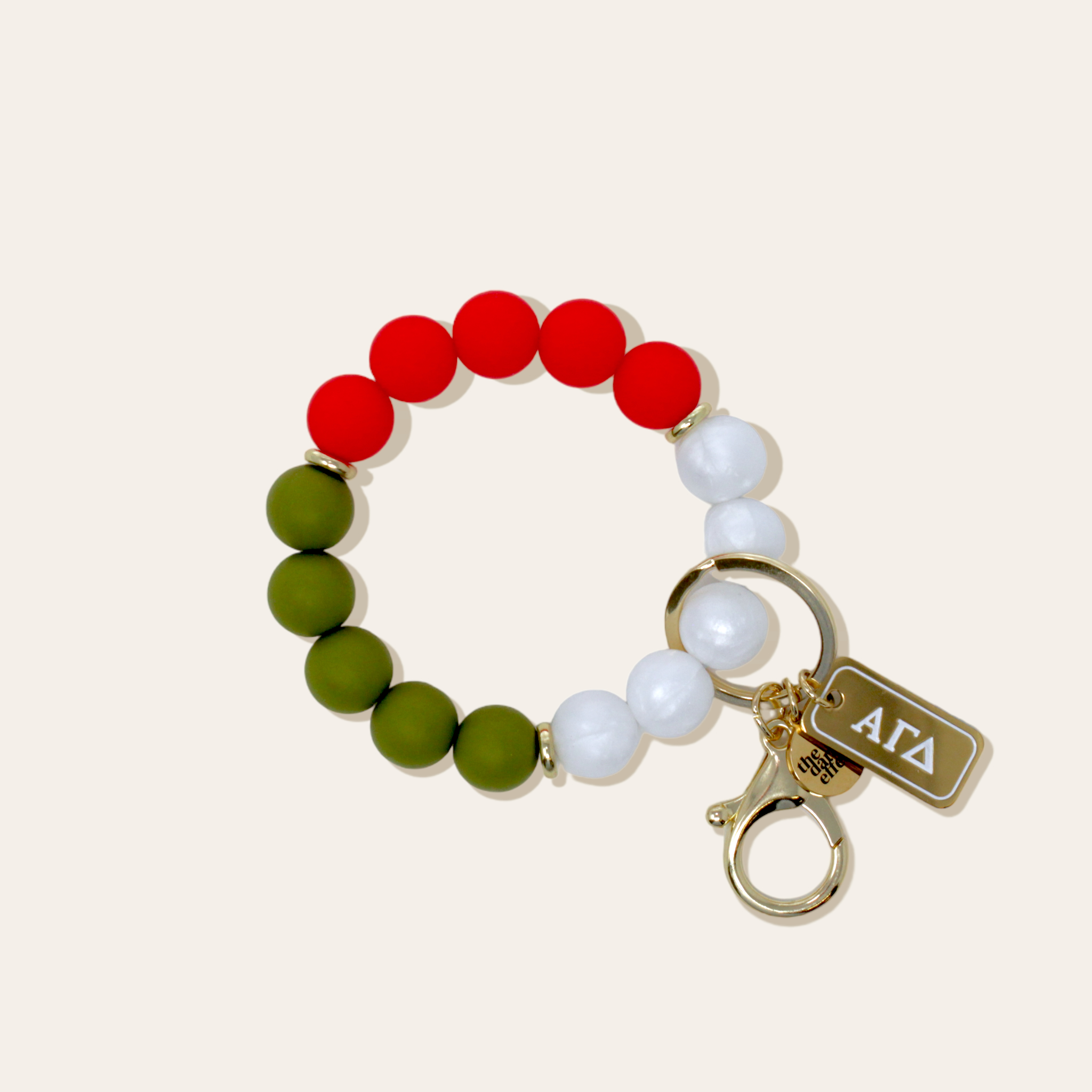 Picture of Sorority Hands-Free Keychain Wristlet-Alpha Gamma 