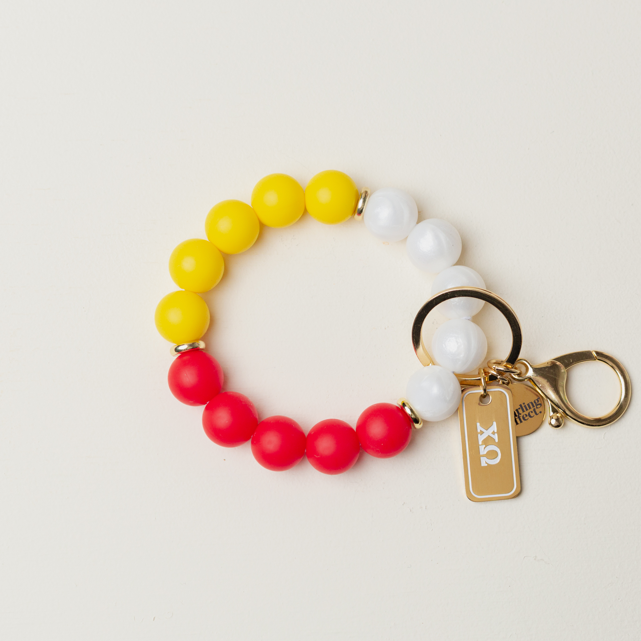 Picture of Sorority Hands-Free Keychain Wristlet-Chi Omega