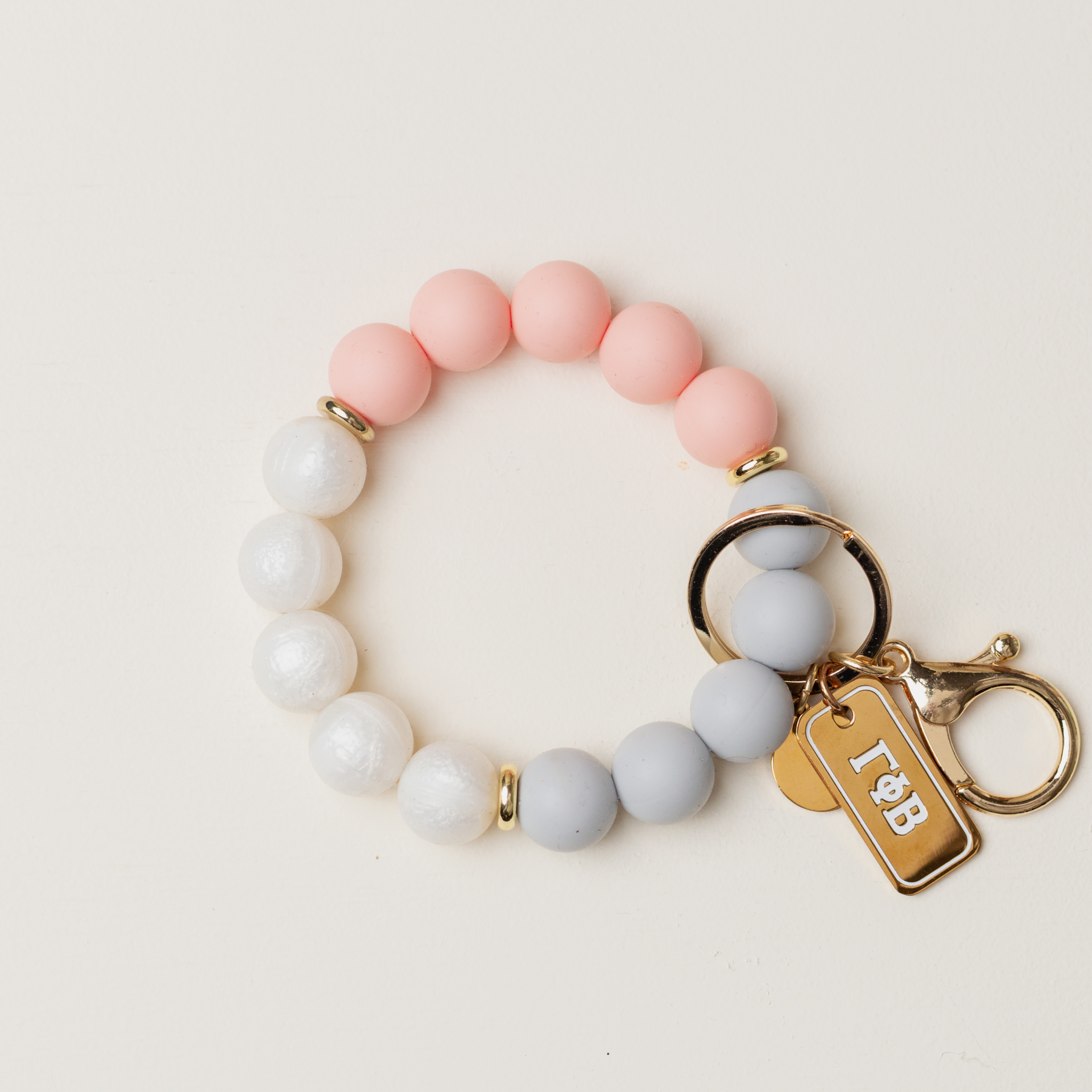 Picture of Sorority Hands-Free Keychain Wristlet-Gamma Phi Be