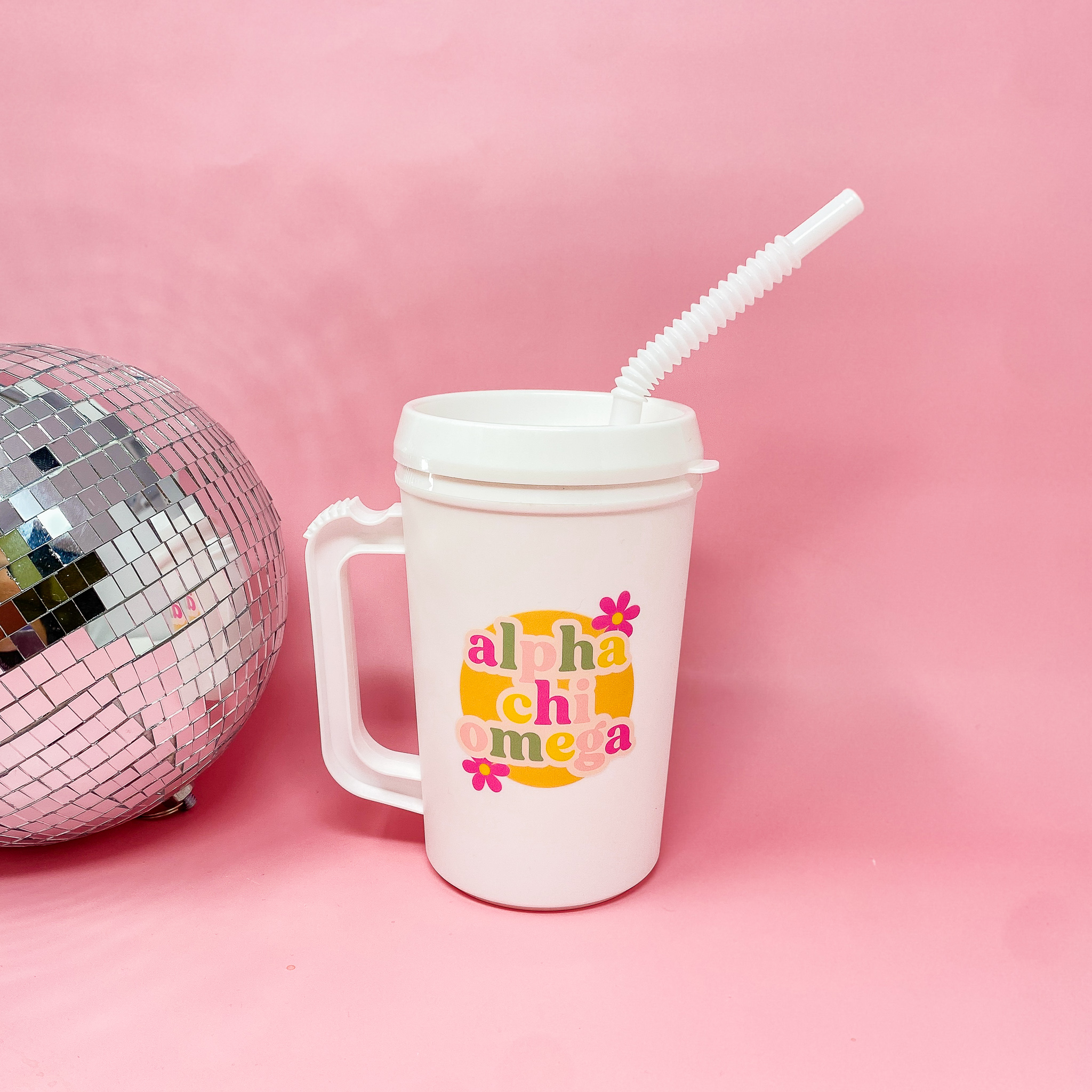 Picture of Sorority Plastic Mega Mug -Alpha Chi Omega