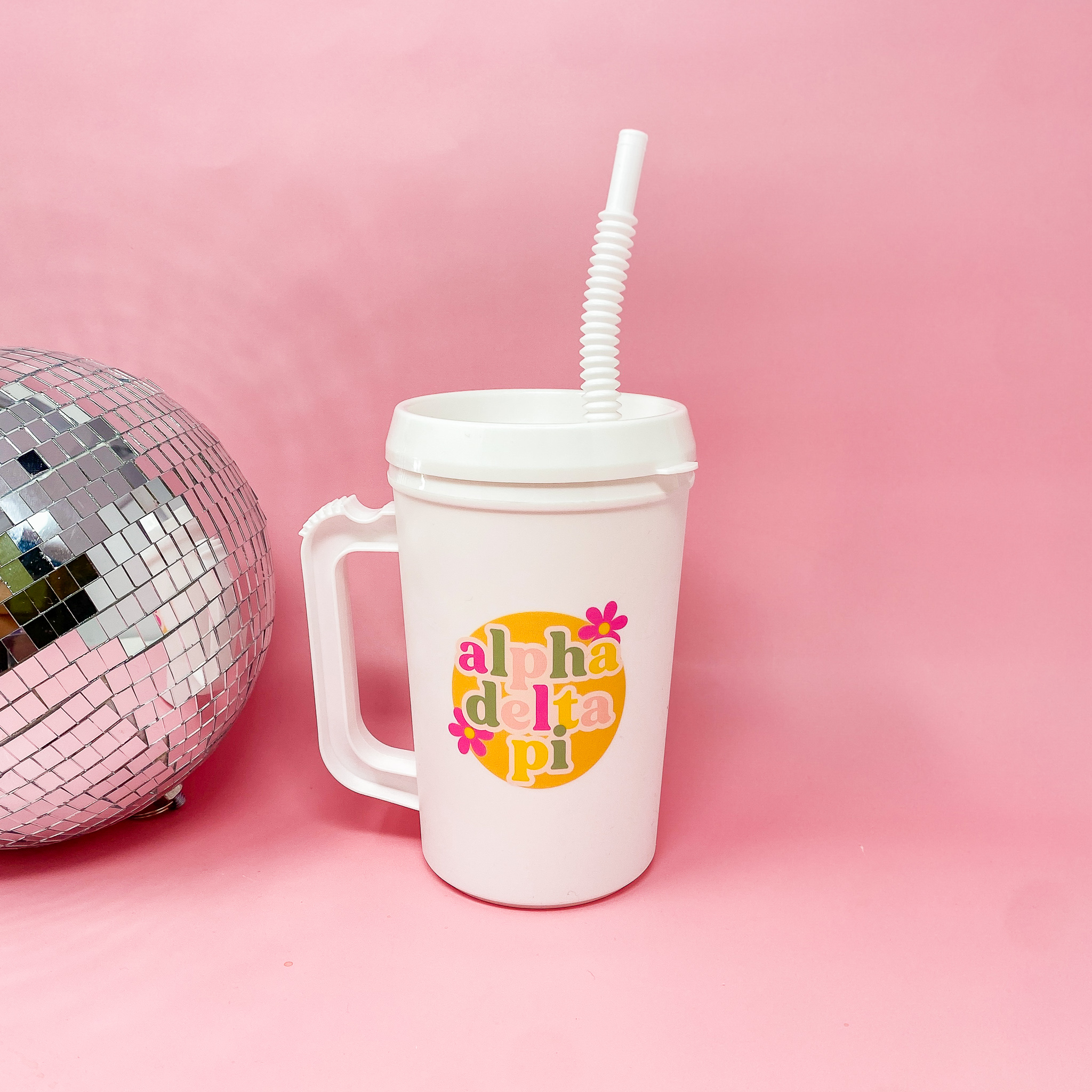 Picture of Sorority Plastic Mega Mug -Alpha Delta Pi