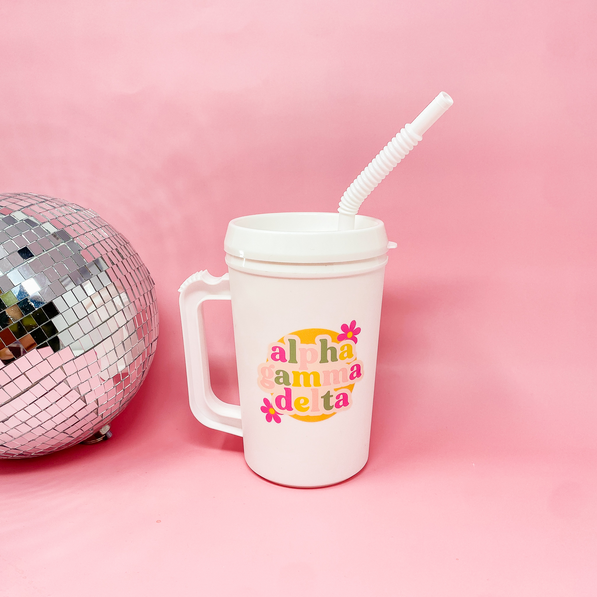 Picture of Sorority Plastic Mega Mug - Alpha Gamma Delta