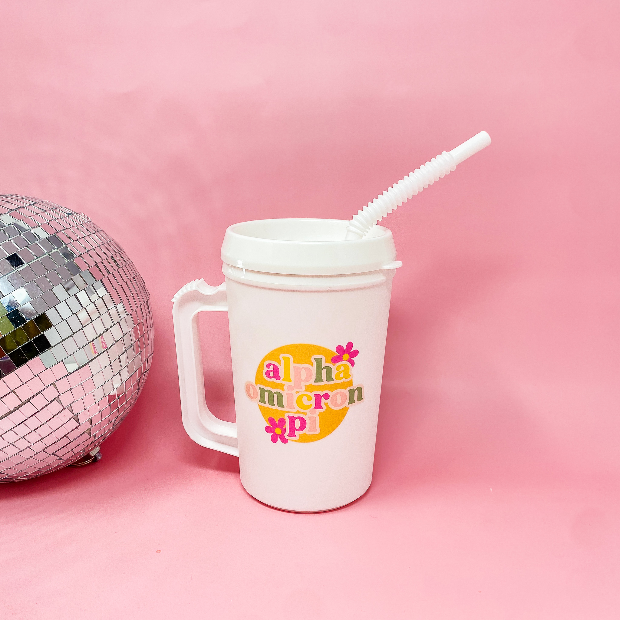 Picture of Sorority Plastic Mega Mug -Alpha Omicron Pi