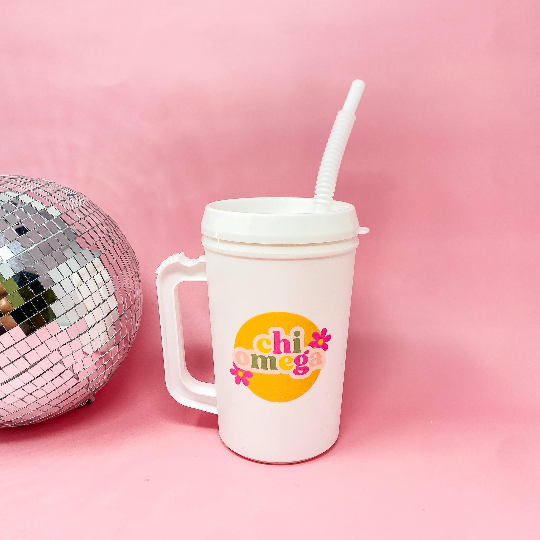 Picture of Sorority Plastic Mega Mug -Chi Omega