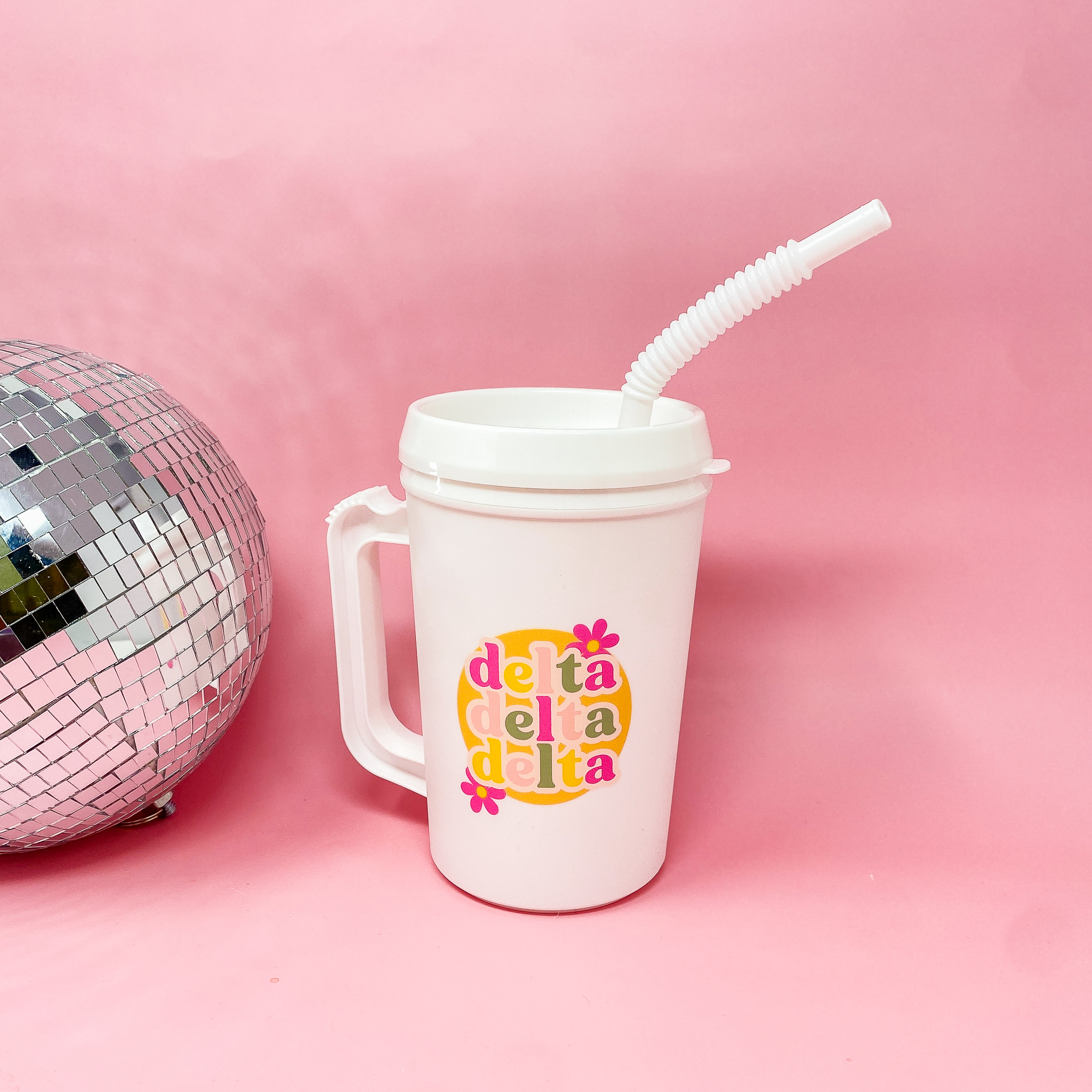 Picture of Sorority Plastic Mega Mug -Delta Delta Delta