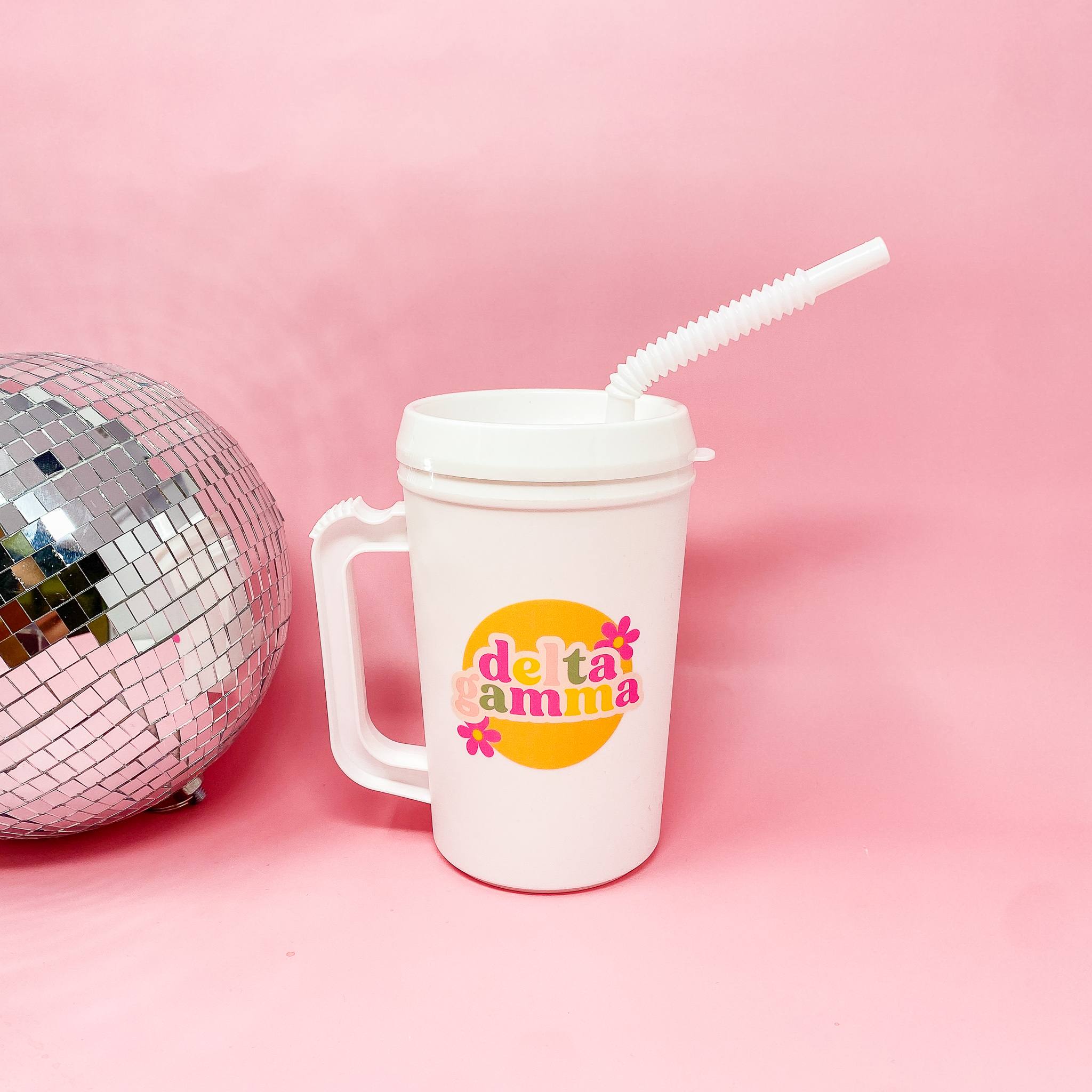 Picture of Sorority Plastic Mega Mug -Delta Gamma