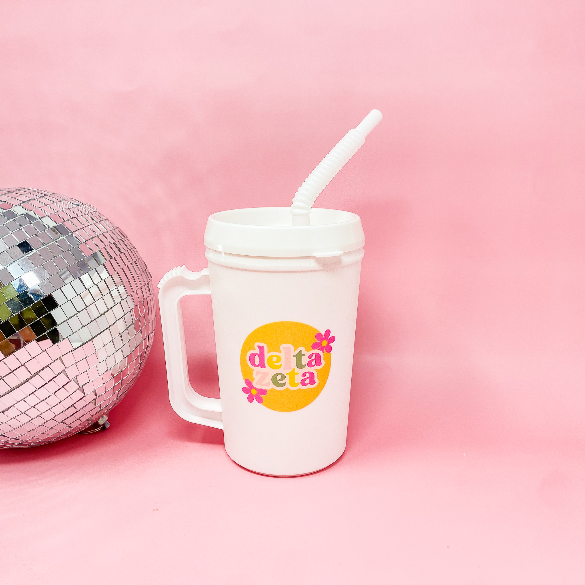 Picture of Sorority Plastic Mega Mug -Delta Zeta