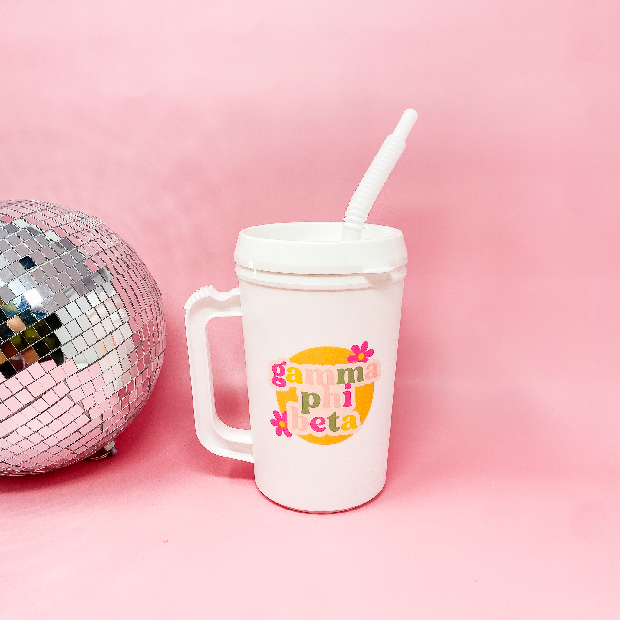 Picture of Sorority Plastic Mega Mug -Gamma Phi Beta