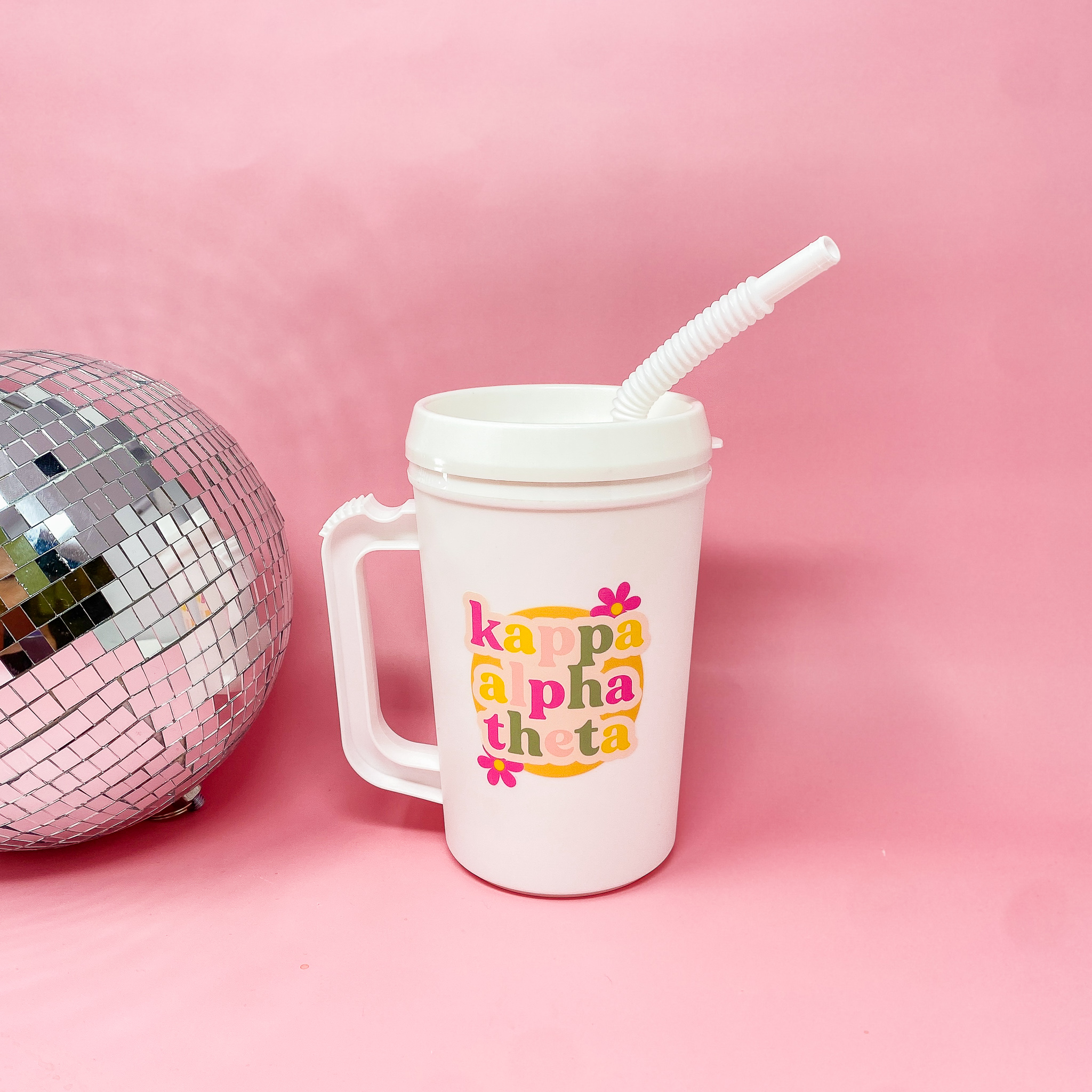 Picture of Sorority Plastic Mega Mug -Kappa Alpha Theta