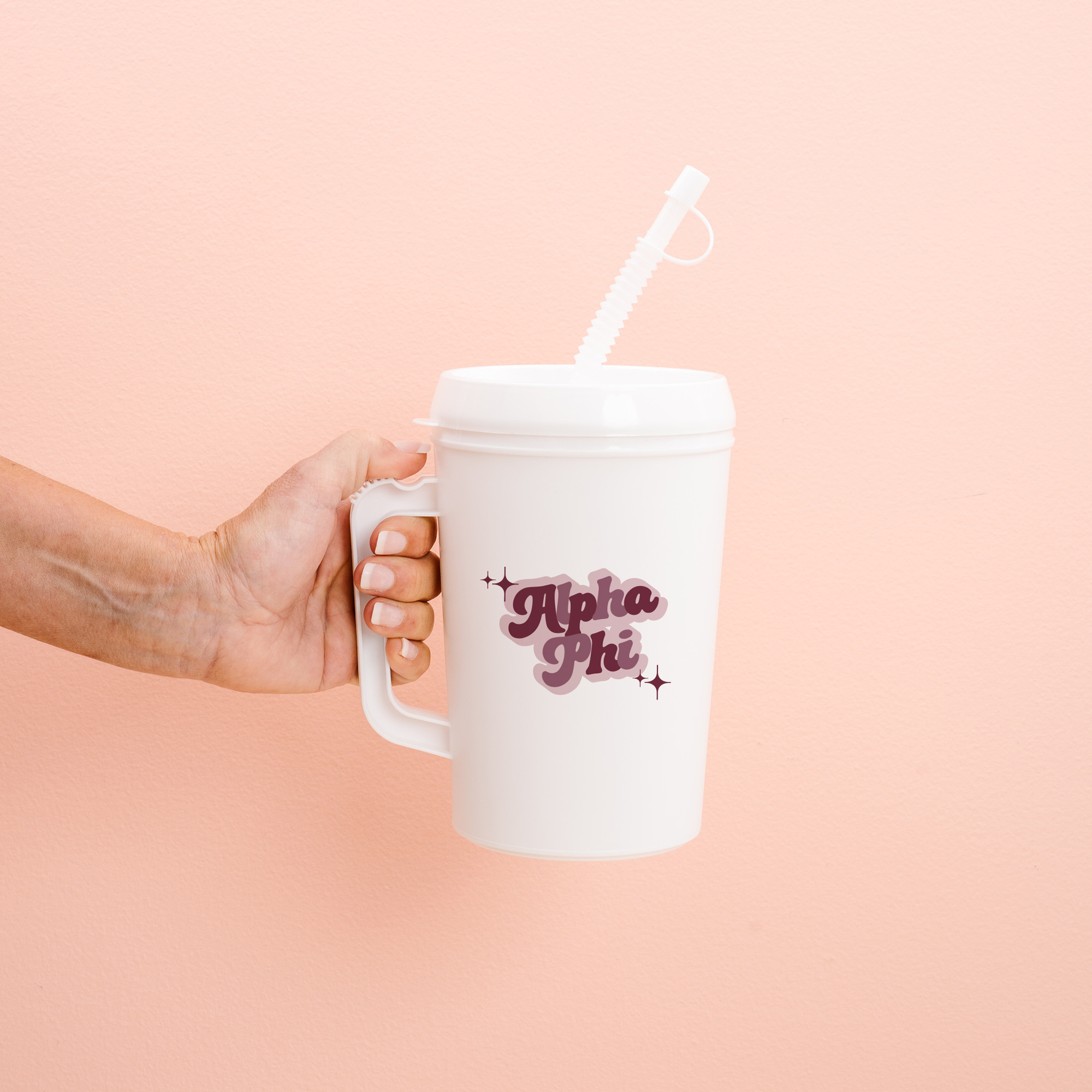 Picture of Sorority Mega Mug 22oz-Retro Alpha Phi