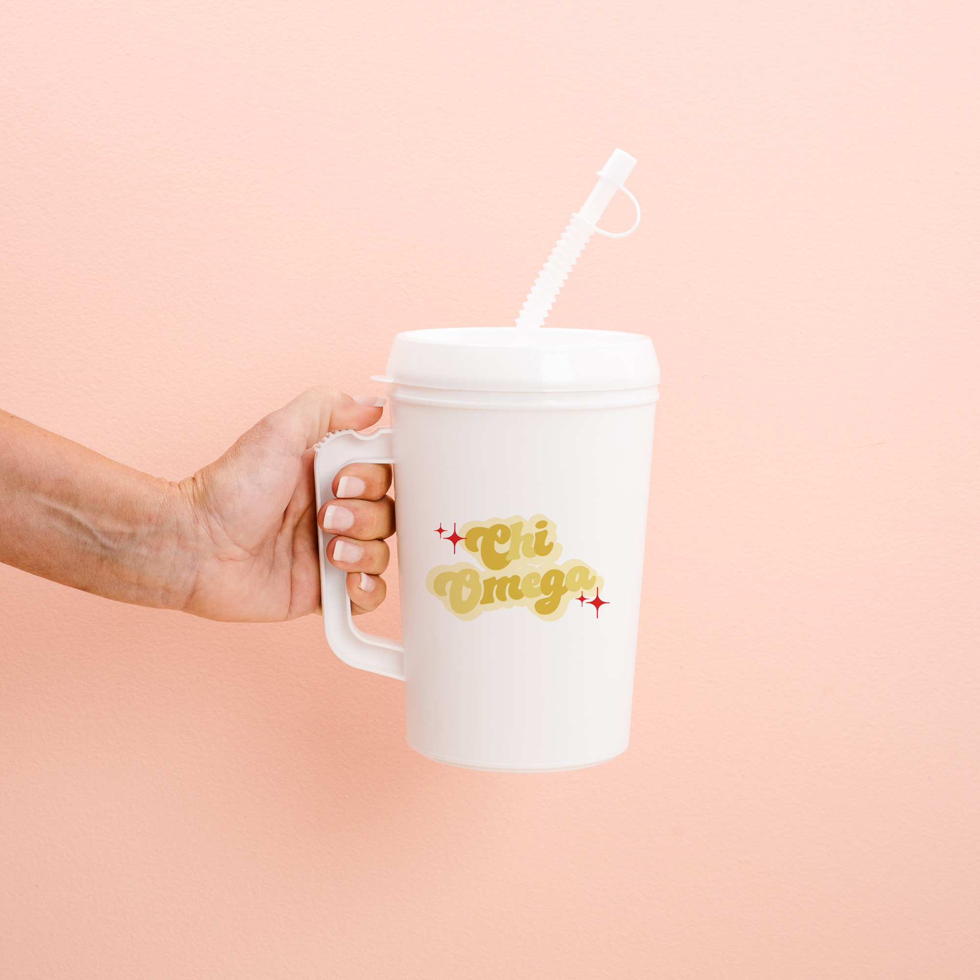 Picture of Sorority Mega Mug 22oz-Retro Chi Omega