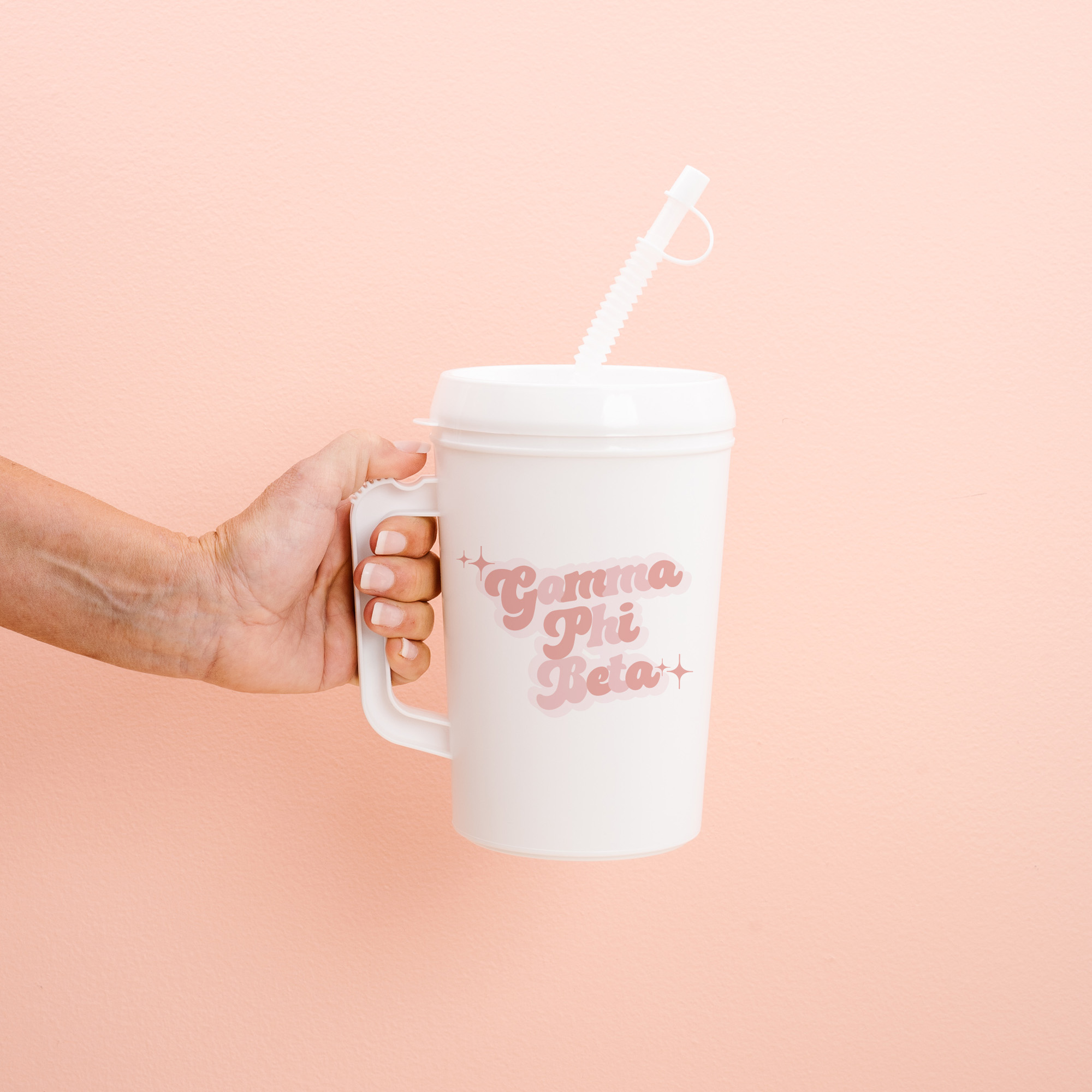 Picture of Sorority Mega Mug 22oz-Retro Gamma Phi Beta