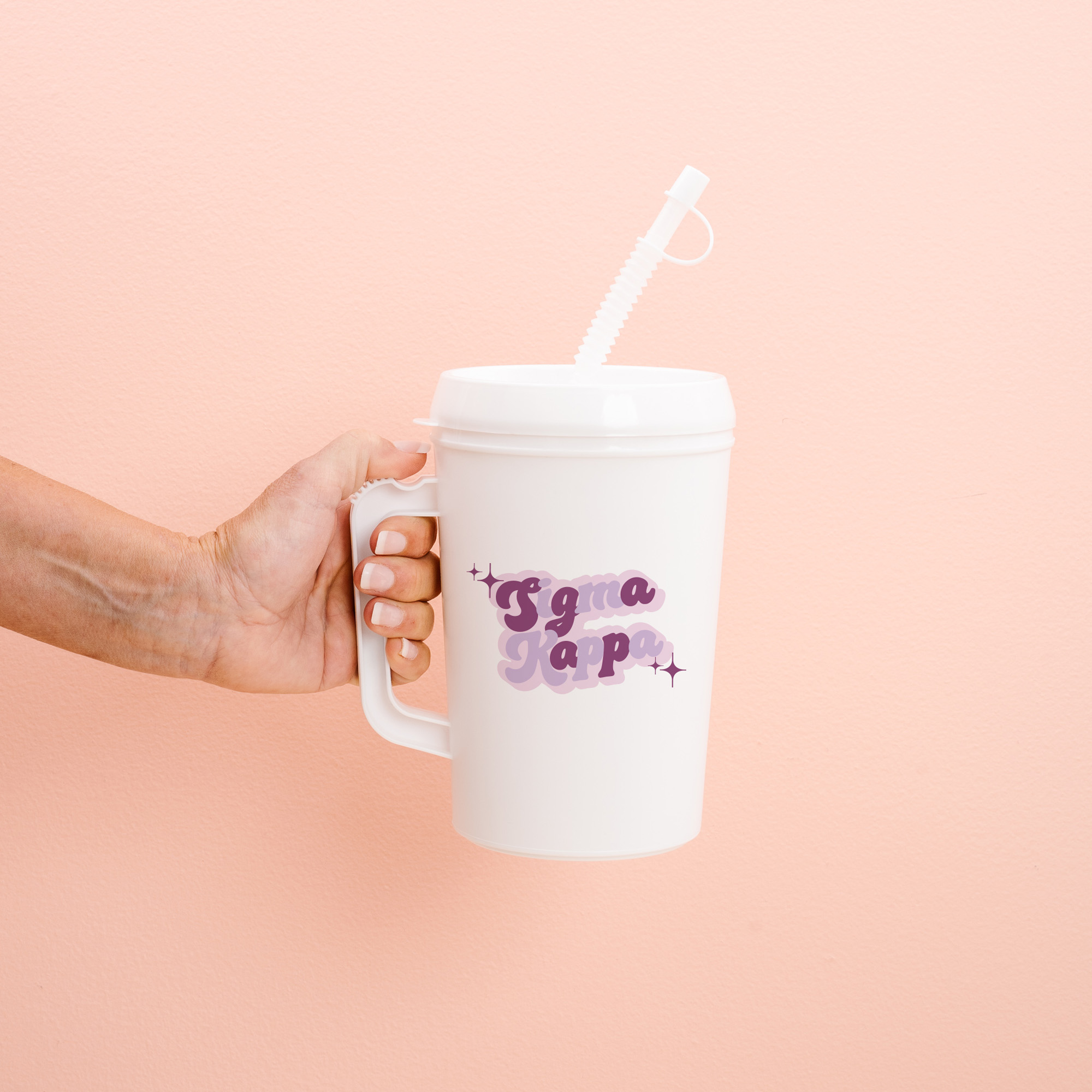 Picture of Sorority Mega Mug 22oz-Retro Sigma Kappa