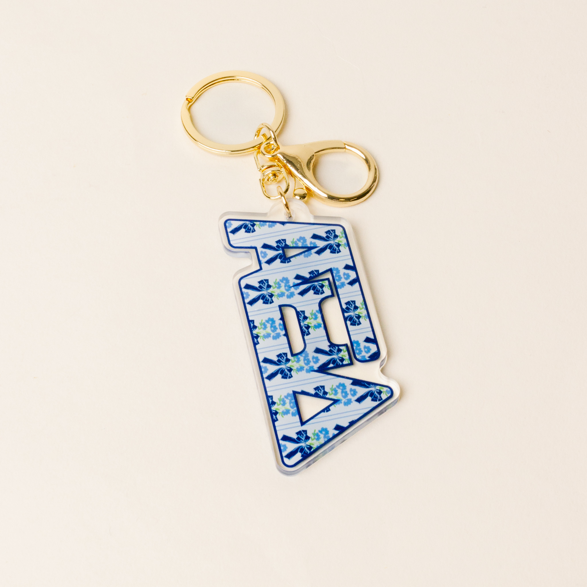 Picture of Sorority Oh So Fancy Letter Acrylic Keychain-Alpha