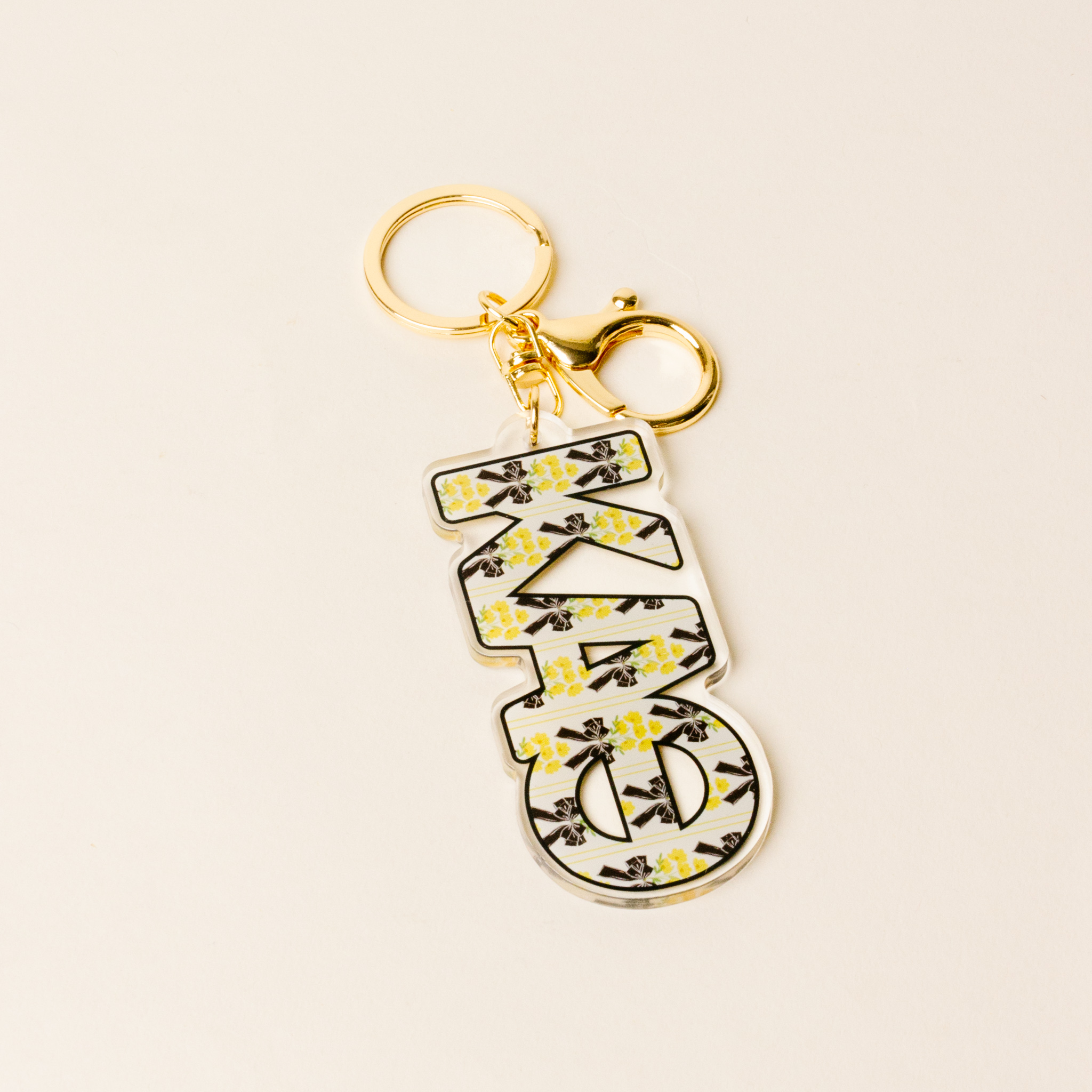 Picture of Sorority Oh So Fancy Letter Acrylic Keychain-Kappa
