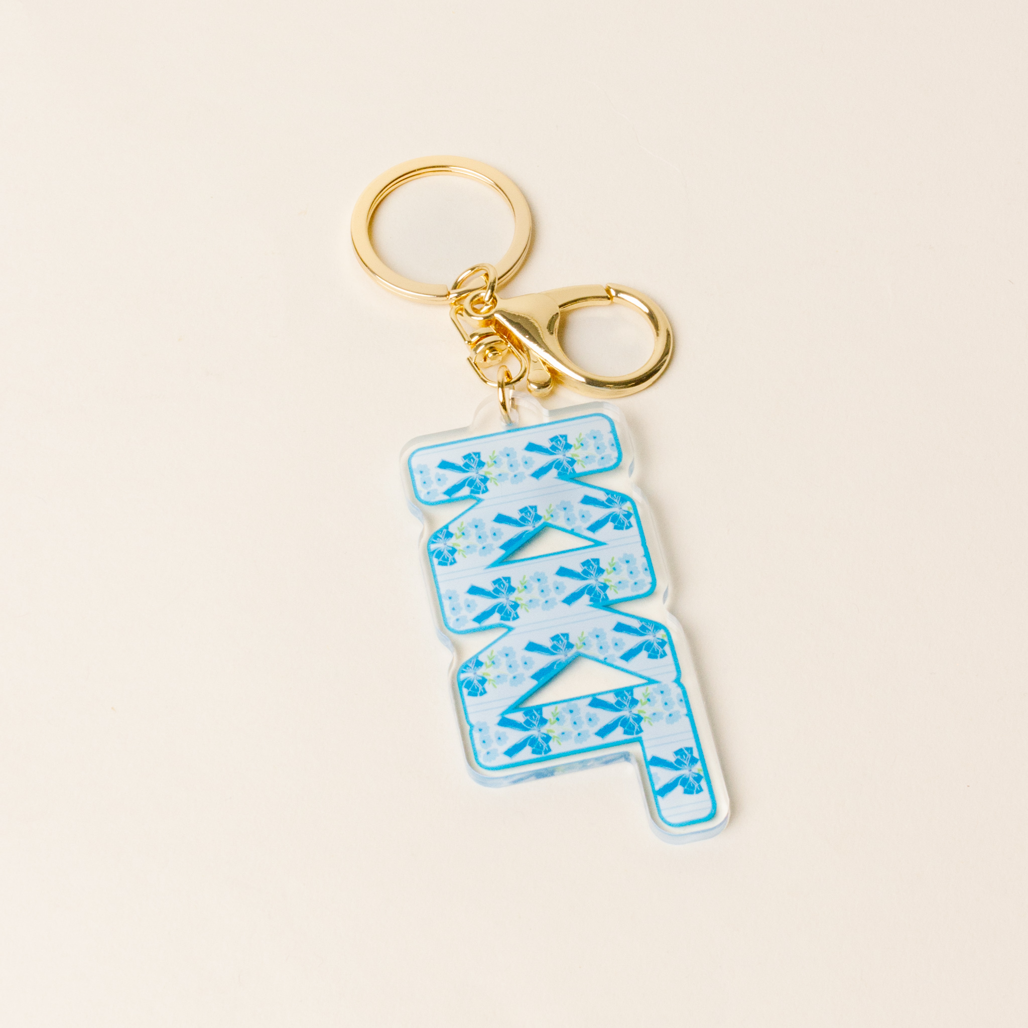 Picture of Sorority Oh So Fancy Letter Acrylic Keychain-Kappa