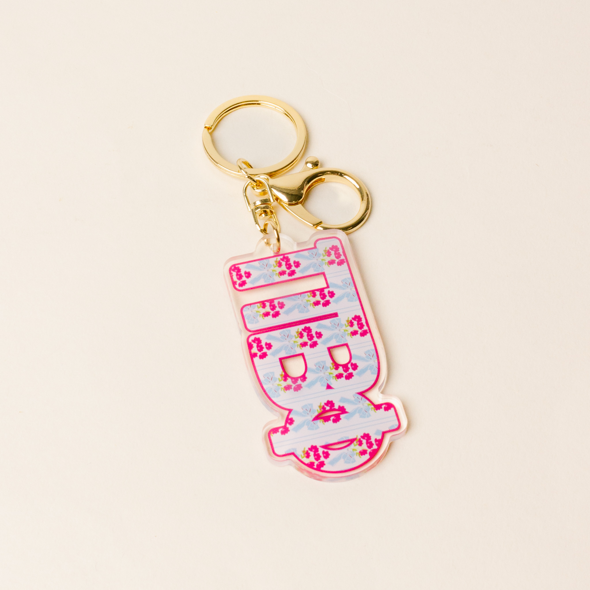 Picture of Sorority Oh So Fancy Letter Acrylic Keychain-Pi Be