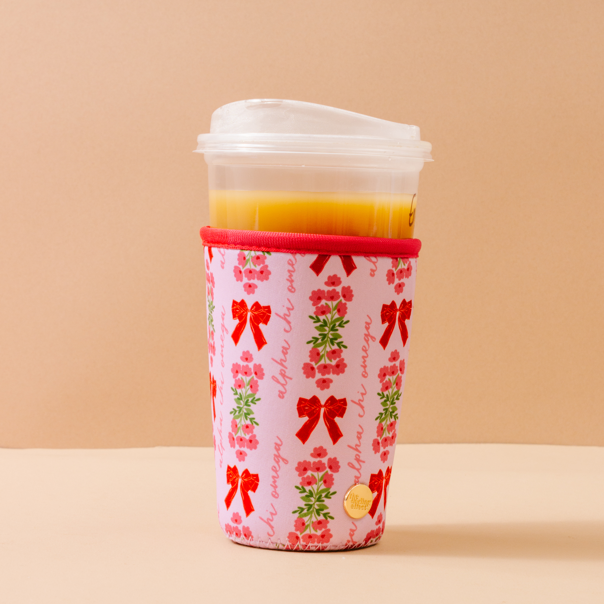 Picture of Sorority Sip Savvy Drink Sleeve-Large-Alpha Chi Om