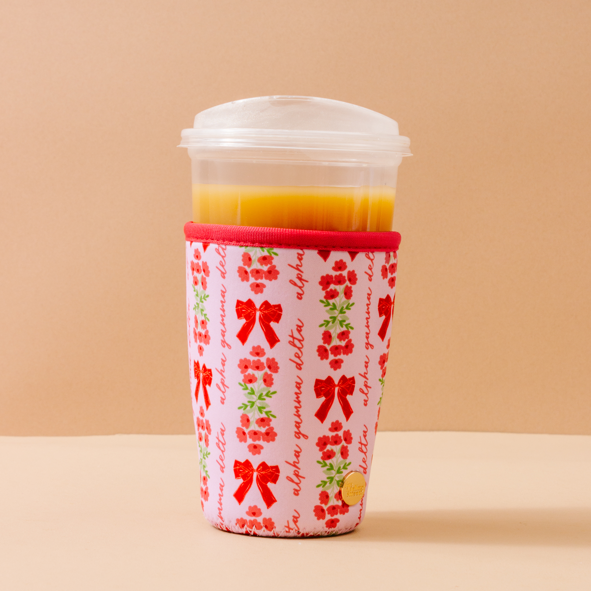 Picture of Sorority Sip Savvy Drink Sleeve-Large-Alpha Gamma 