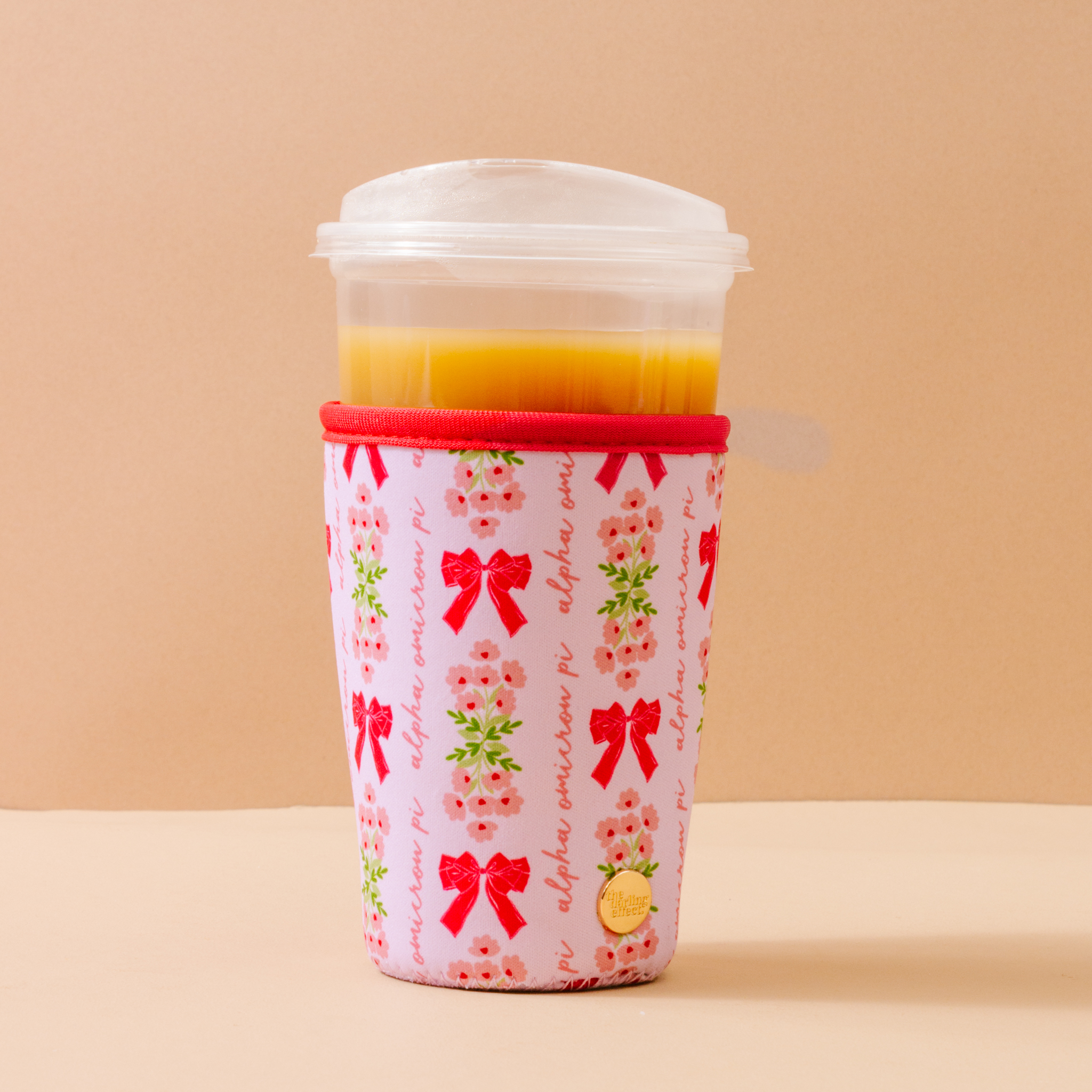 Picture of Sorority Sip Savvy Drink Sleeve-Large-Alpha Omicro