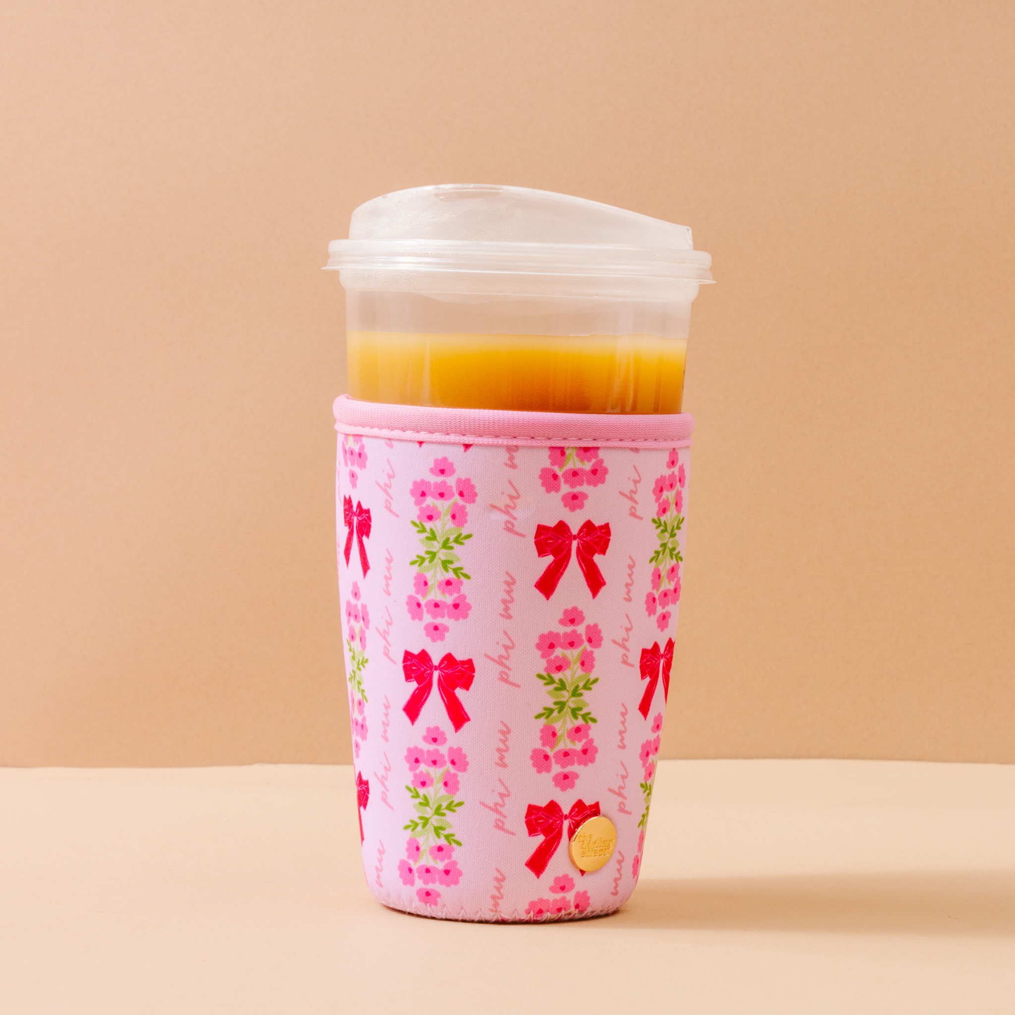 Picture of Sorority Sip Savvy Drink Sleeve-Large-Phi Mu