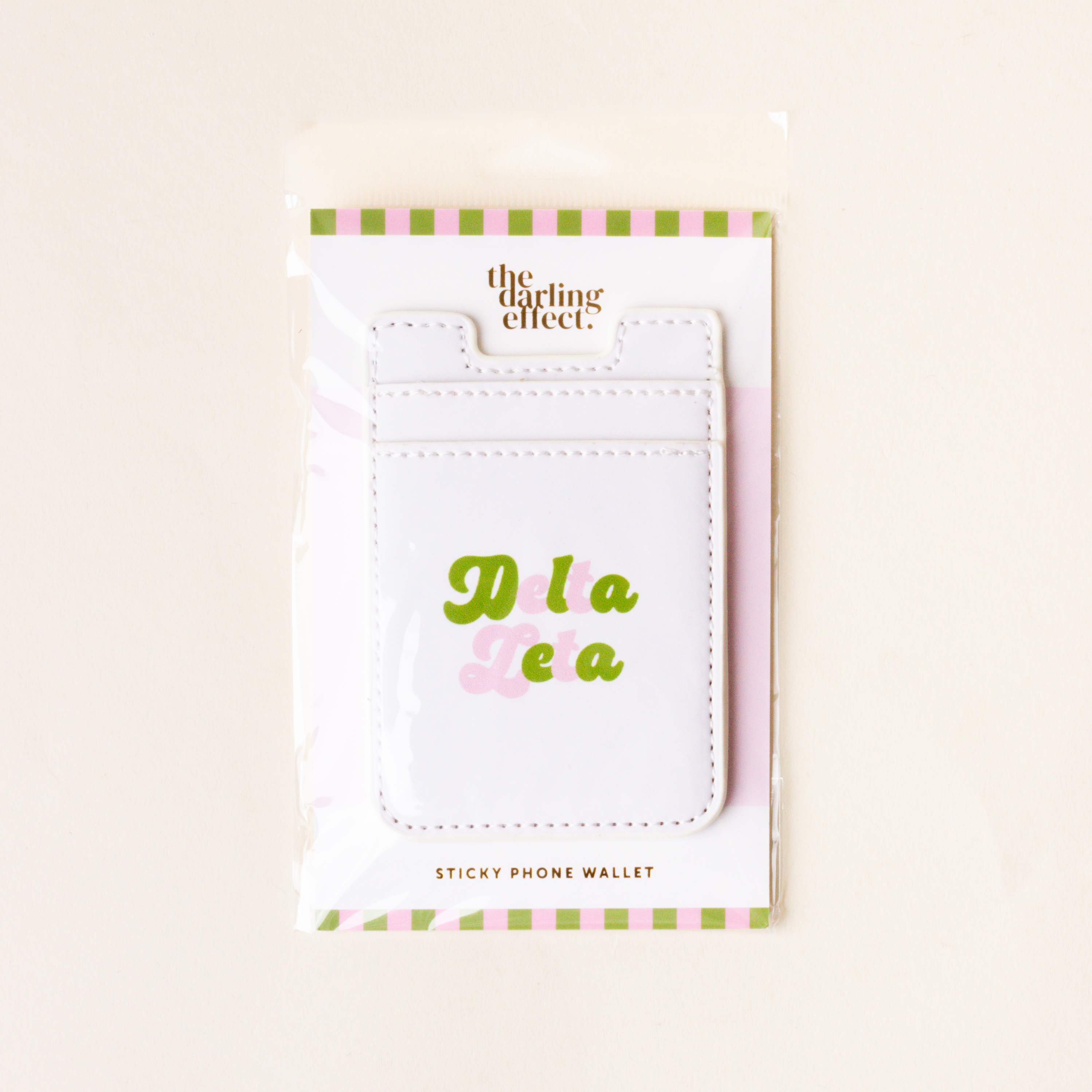 Picture of Sorority Stick-On Phone Wallet-Delta Zeta