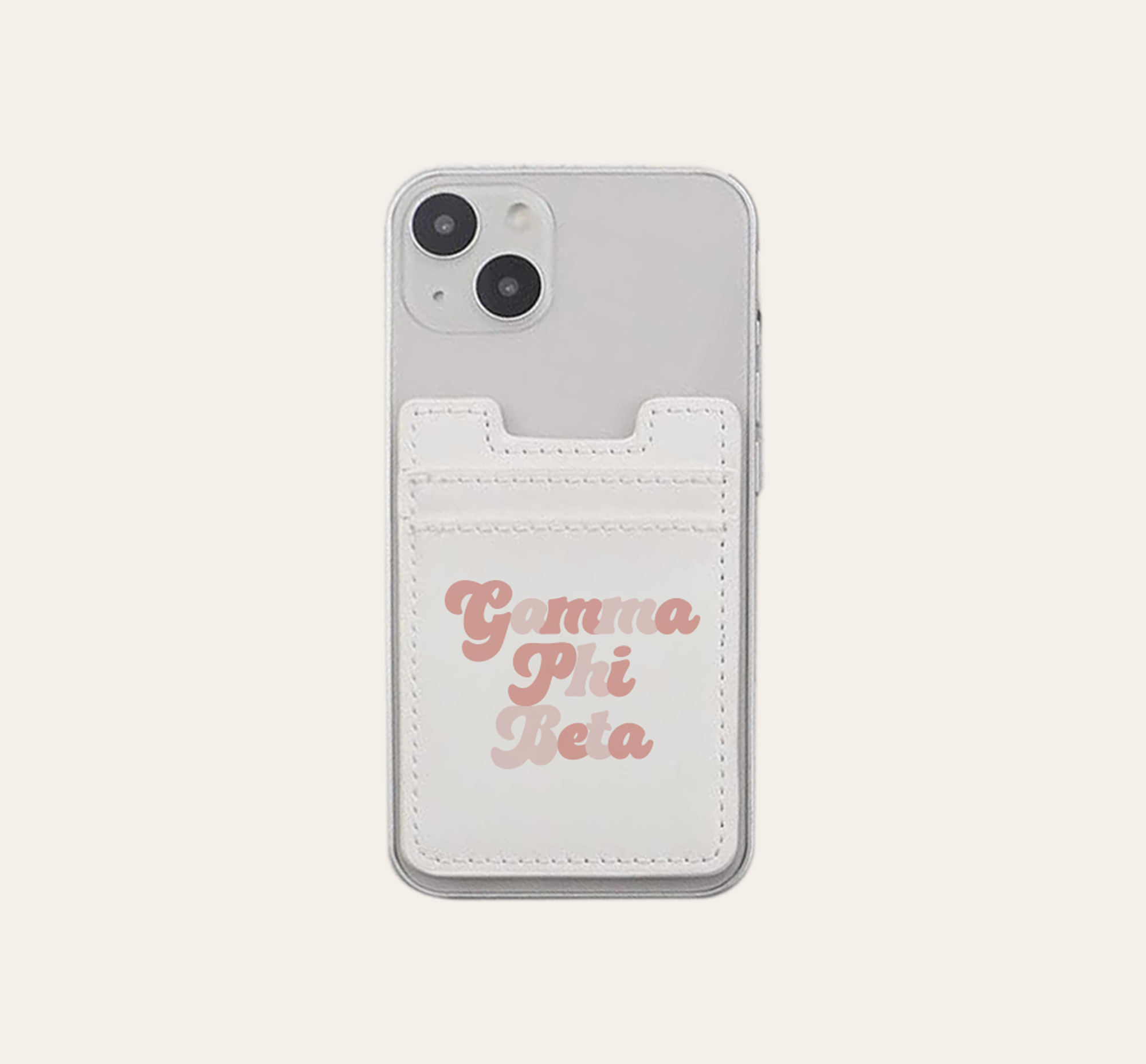 Picture of Sorority Stick-On Phone Wallet-Gamma Phi Beta