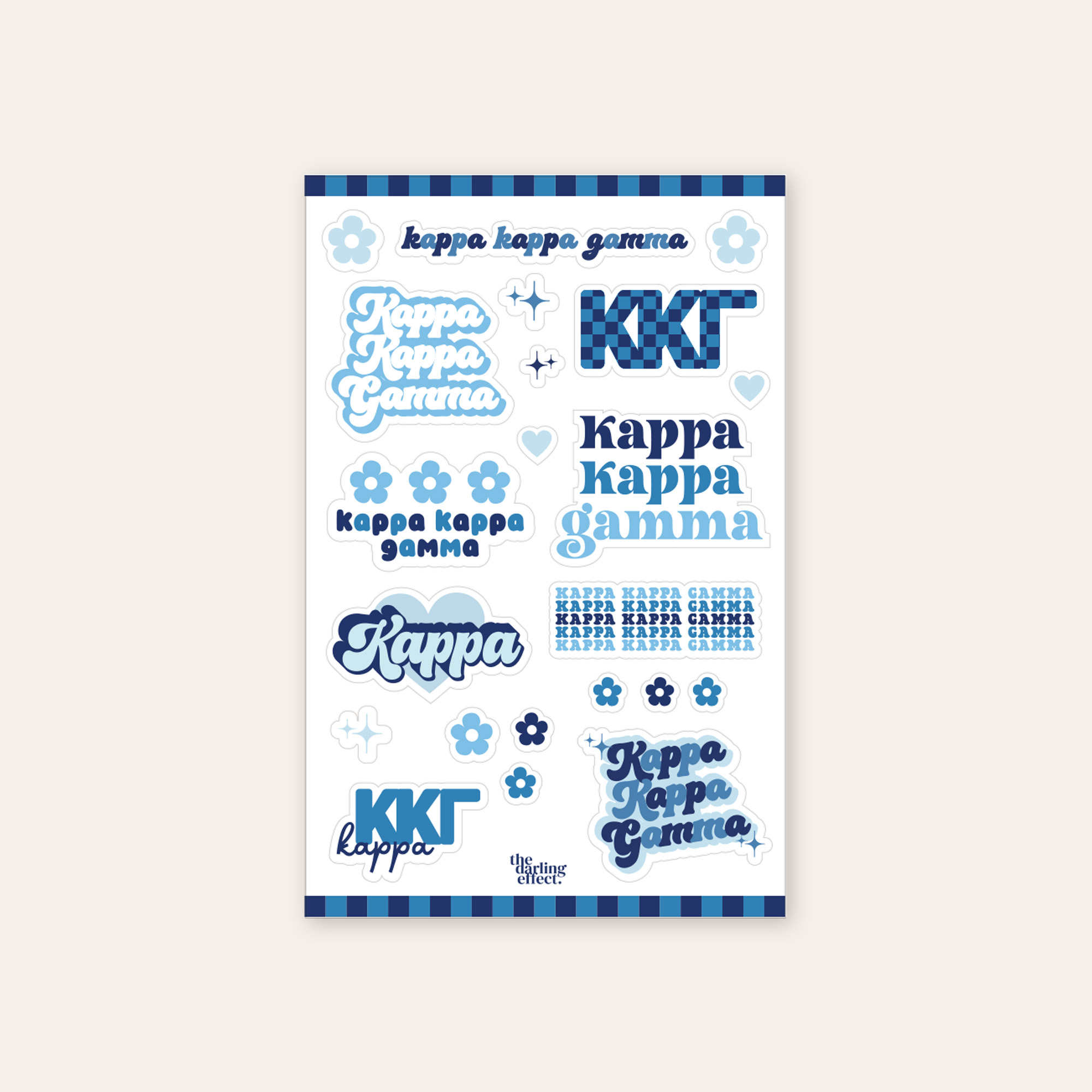 Picture of Sorority Sticker Sheet-Kappa Kappa Gamma