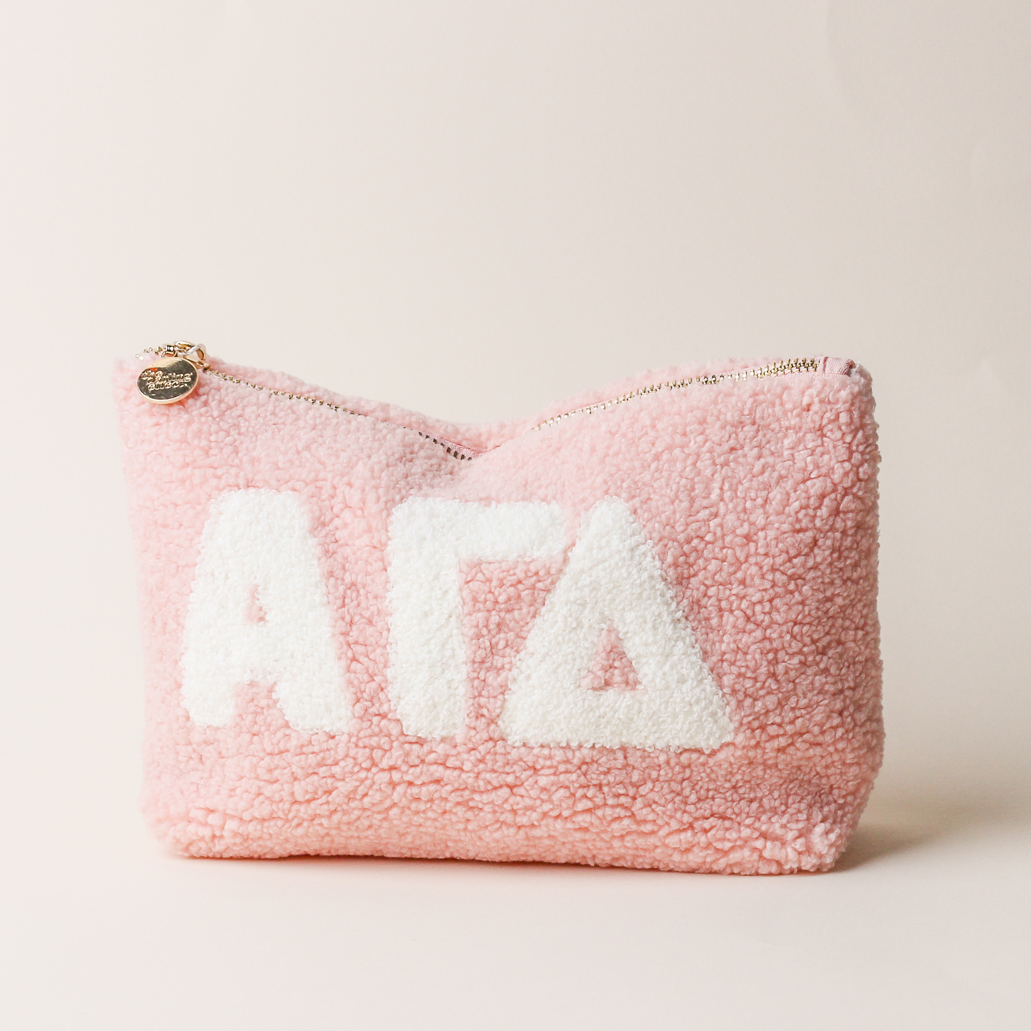 Picture of Sorority Greek Letter Teddy Pouch- Alpha Gamma Del