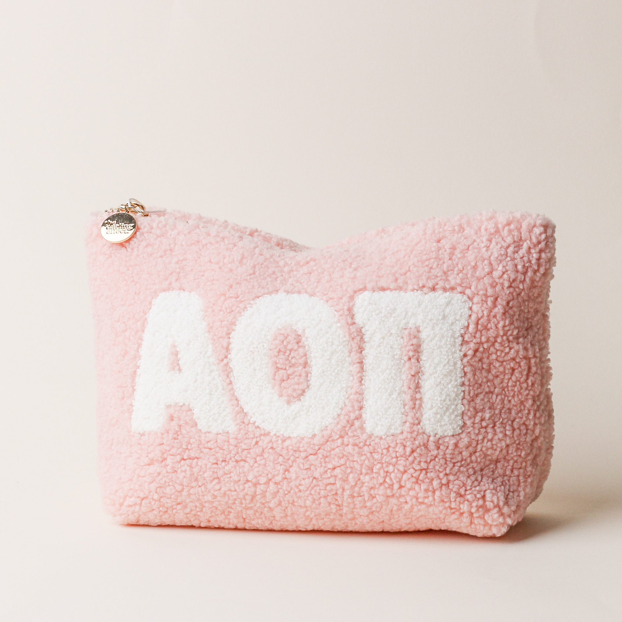 Picture of Sorority Greek Letter Teddy Pouch- Alpha Omicron P