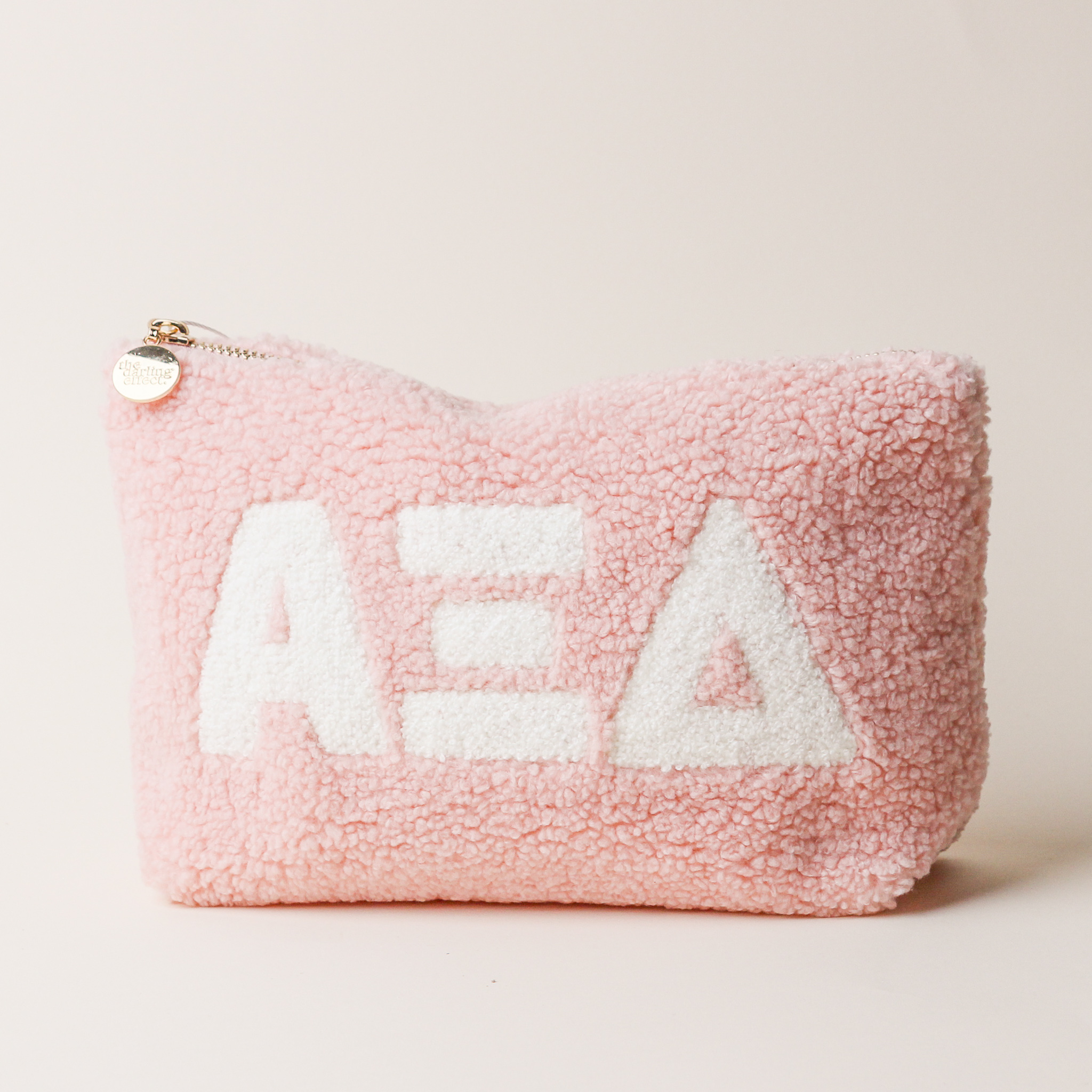 Picture of Sorority Greek Letter Teddy Pouch- Alpha XI Delta-