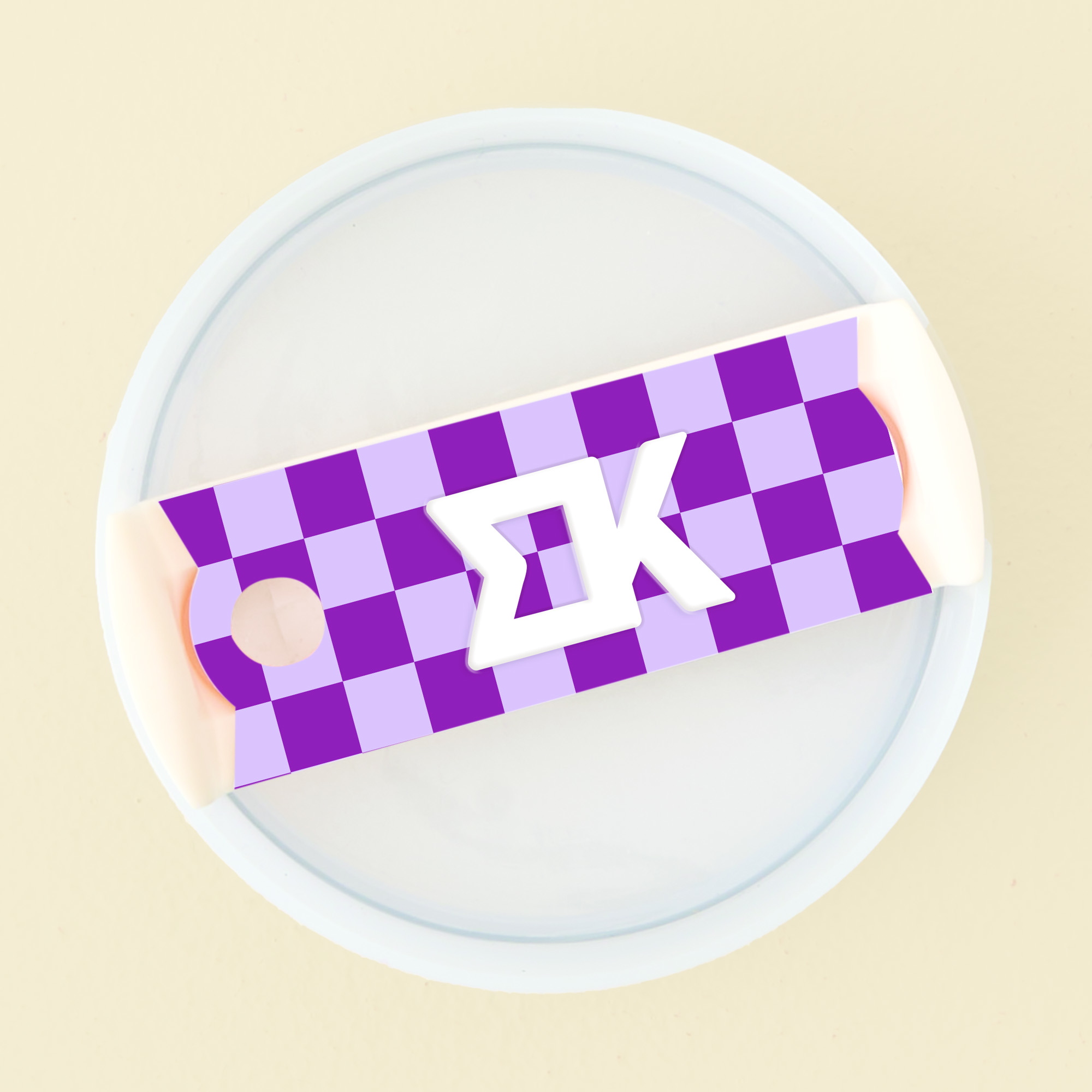 Picture of Sorority Tumbler Lid Tag-Sigma Kappa