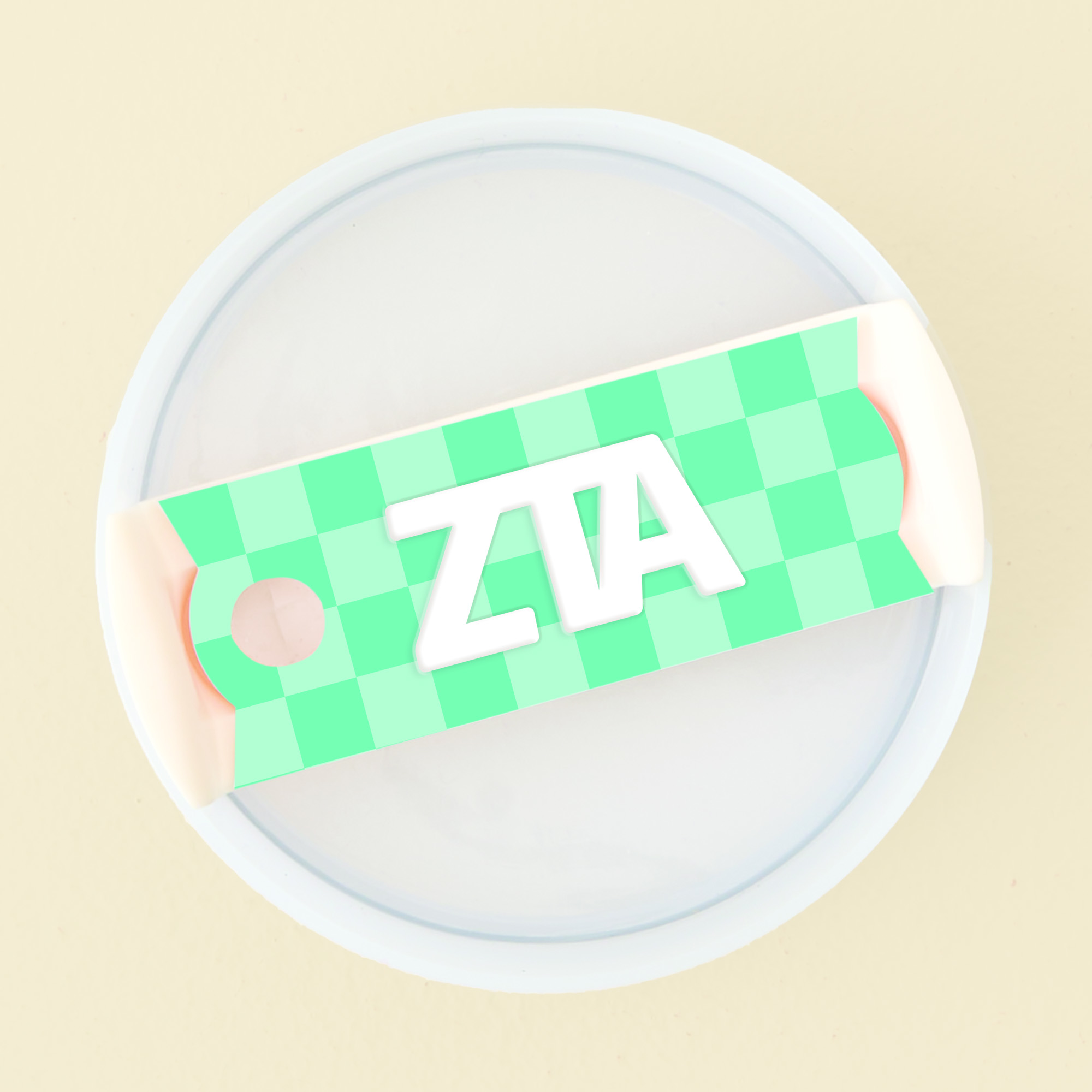 Picture of Sorority Tumbler Lid Tag-Zeta Tau Alpha